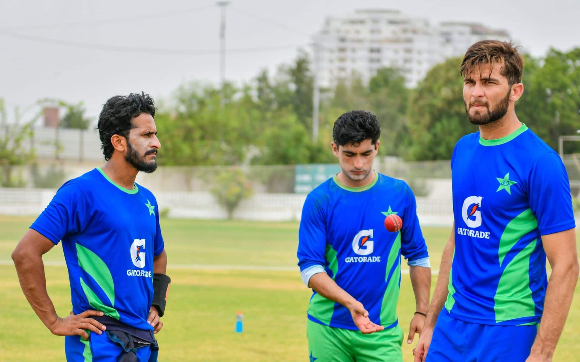 Shaheen Shah Afridi, Naseem Shah and Hasan Ali (x)