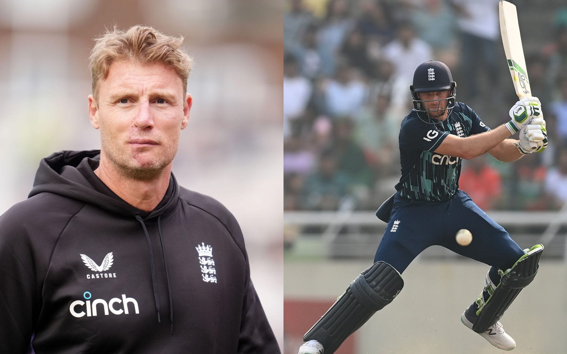 Andrew Flintoff and Jos Buttler (x)