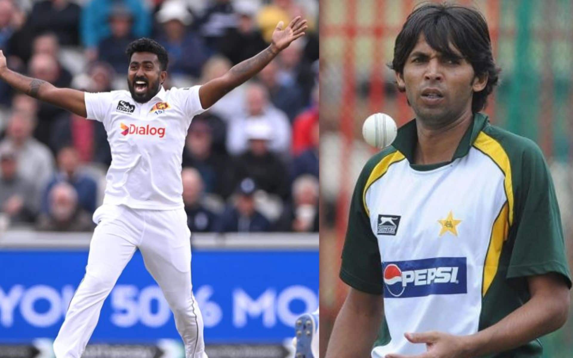 Asitha Fernando compared to Mohammad Asif by coach Aaqib Javed (X.com)