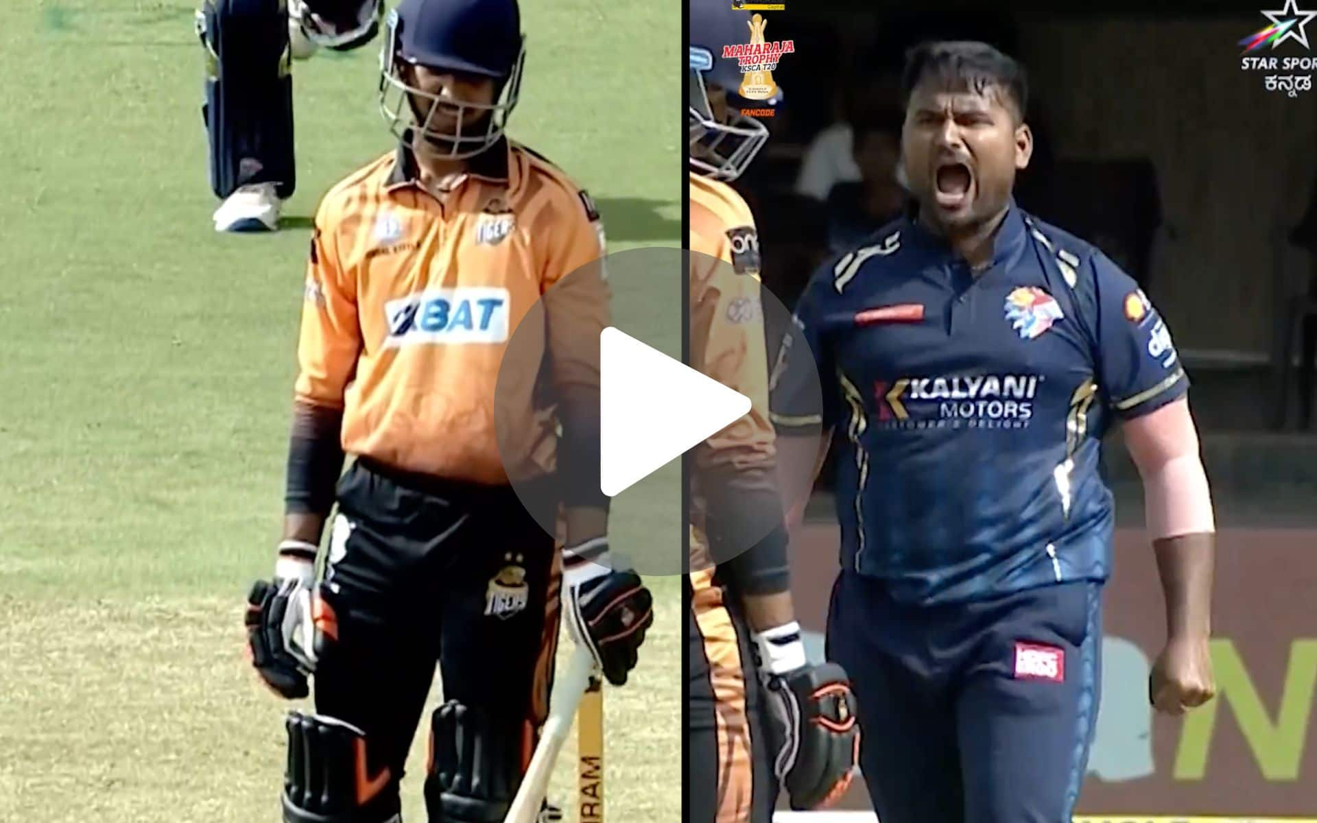 [Watch] Bengaluru's Lavish Kaushal Hurls Abuses Manish Pandey's Teammate In Maharaja Trophy