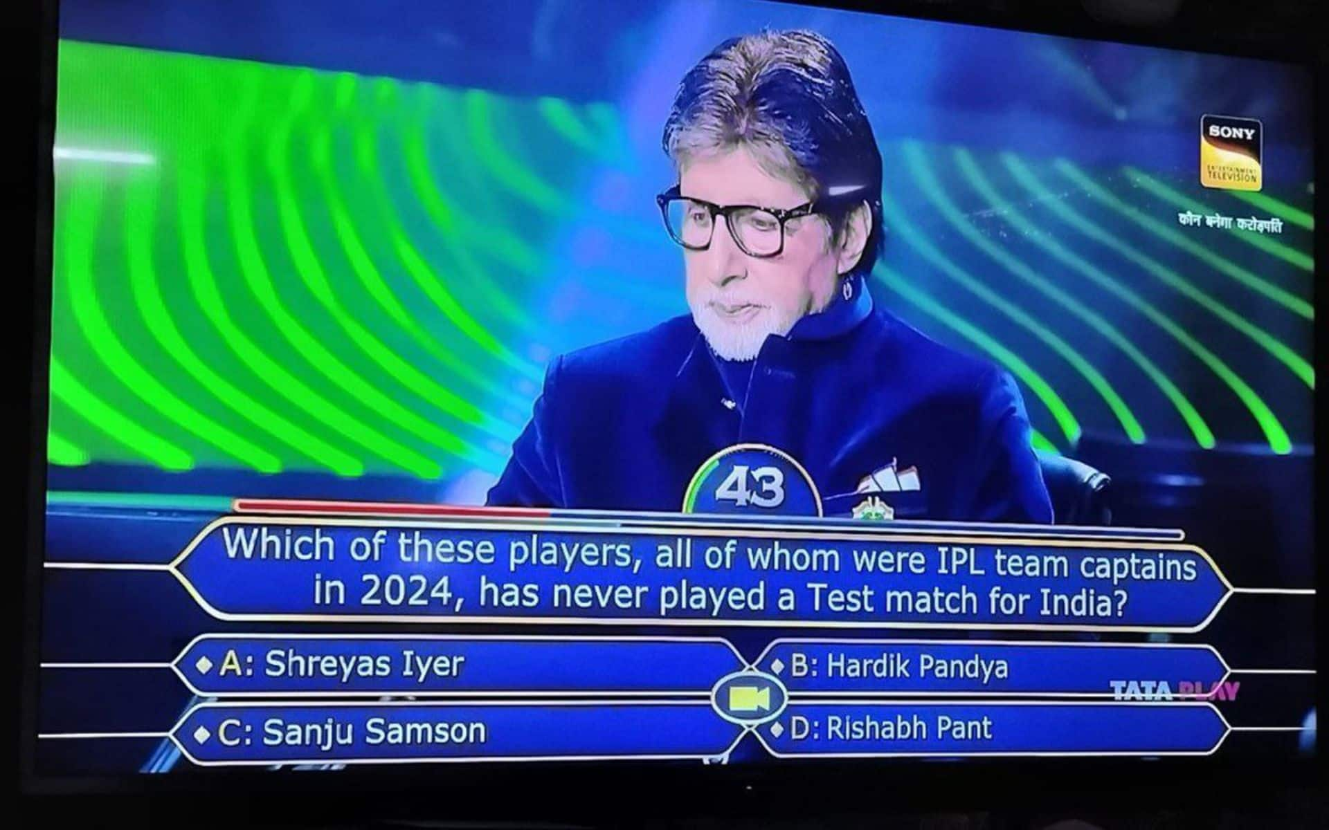 KBC Contestant Fails To Answer 80,000 INR Question On Shreyas Iyer, Sanju Samson; Wastes Two Lifelines