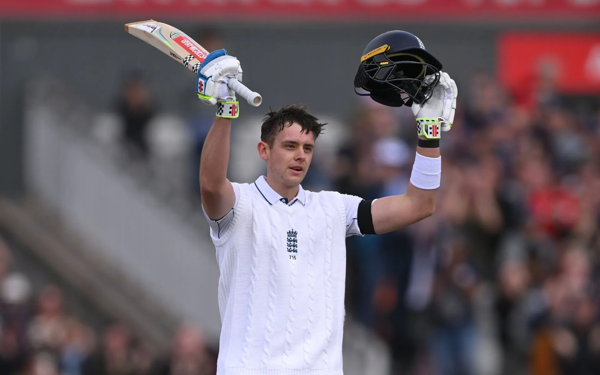 Jamie Smith became the youngest England wicketkeeper to score a Test hundred (Twitter)