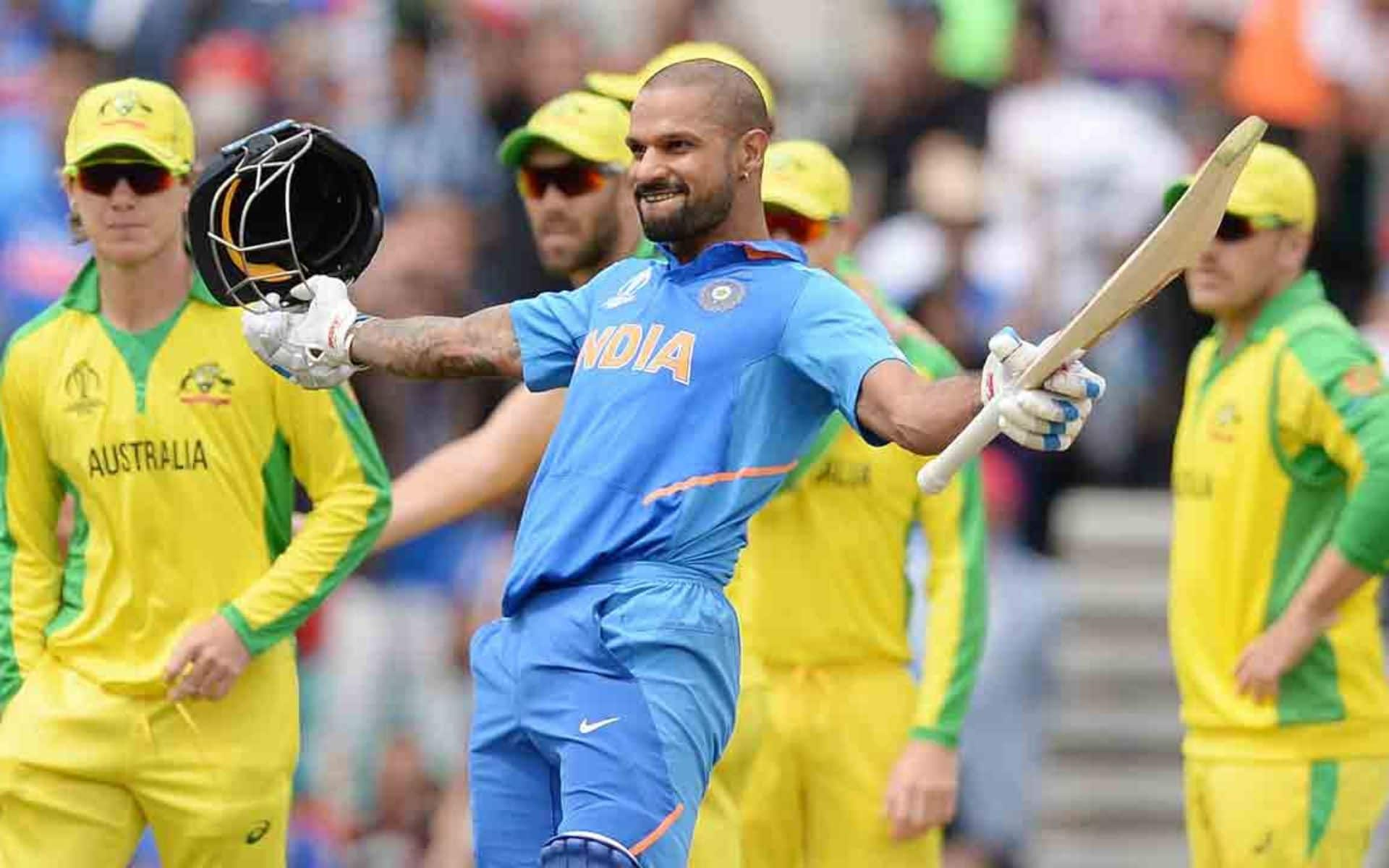 Shikhar Dhawan's brilliant knock against Australia (x)