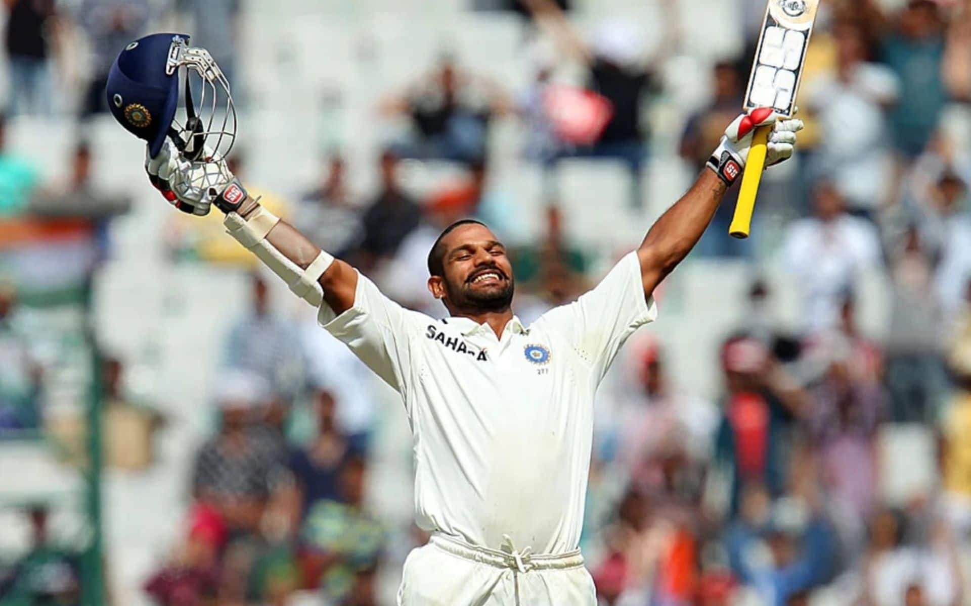 Shikhar Dhawan's blistering knock on his test debut (x)