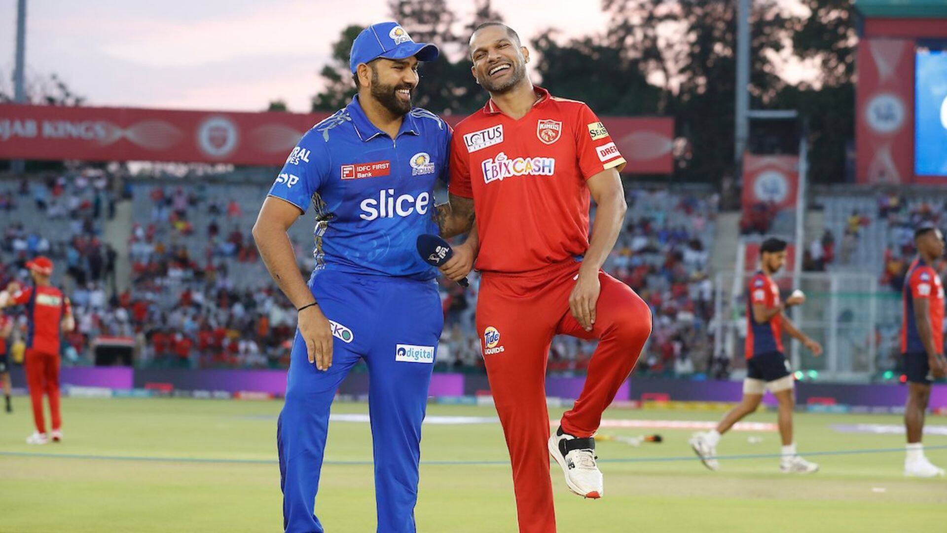 Rohit Sharma with Shikhar Dhawan [X]