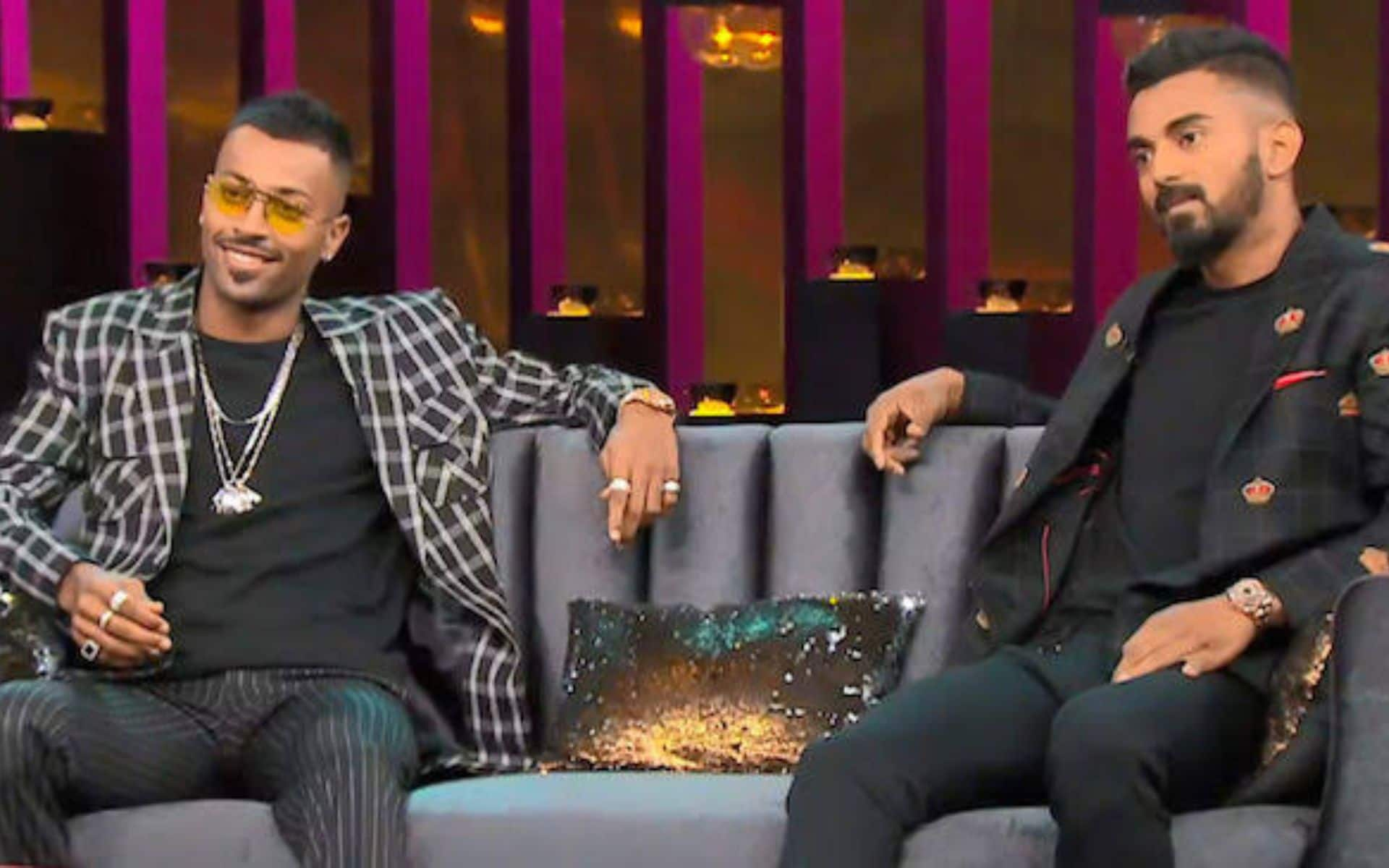 Hardik Pandya and KL Rahul in Koffee With Karan (x)