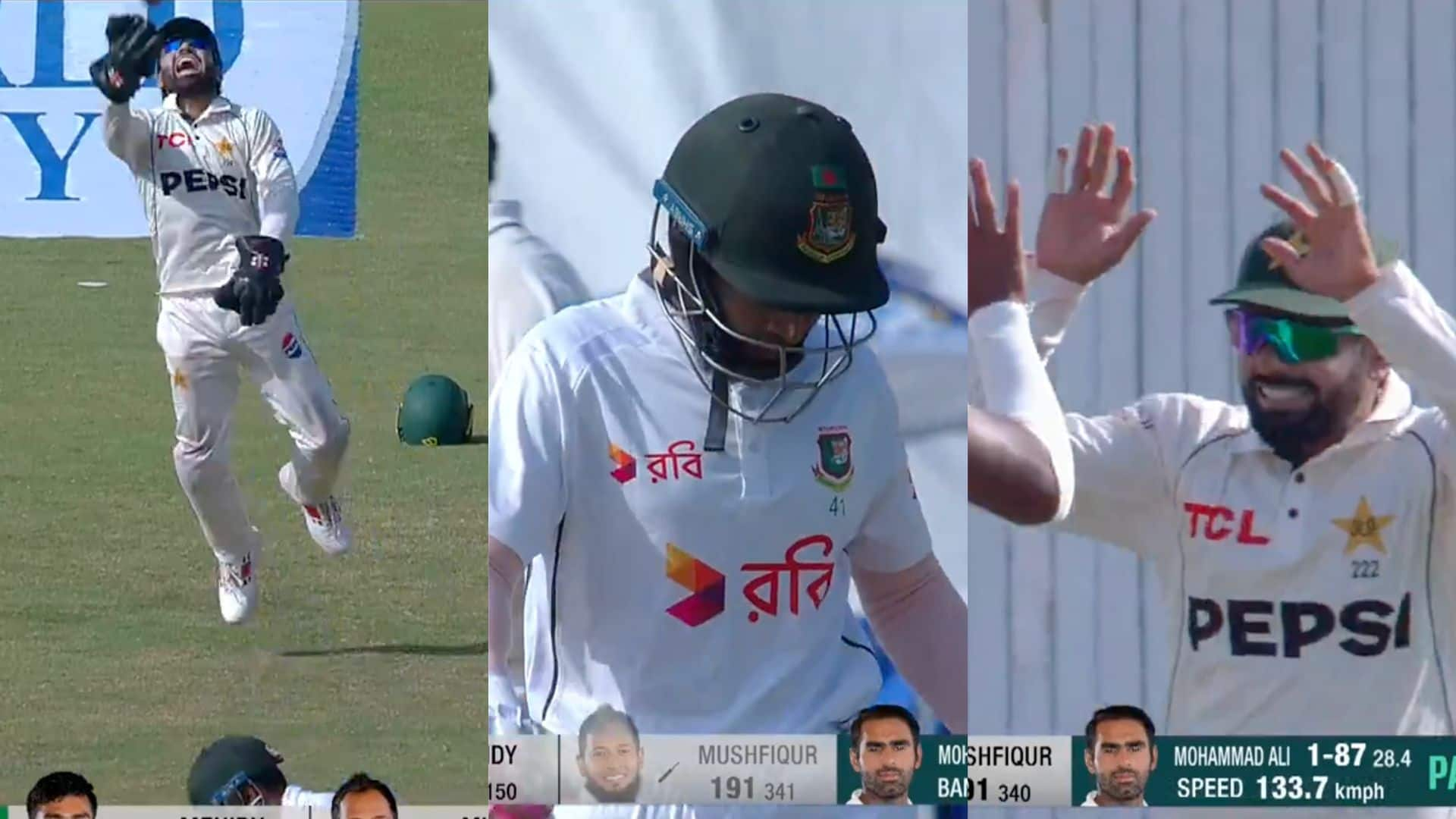 Babar, Rizwan react to Rahim's dismissal [X]