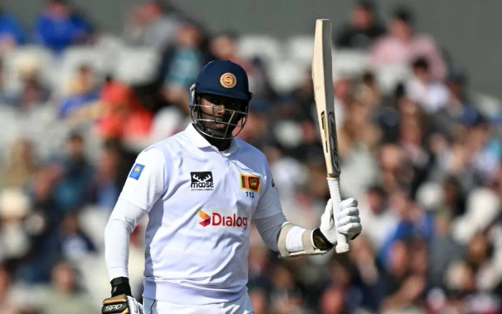 Angelo Mathews during 1st Test between ENG-SL (X.com)