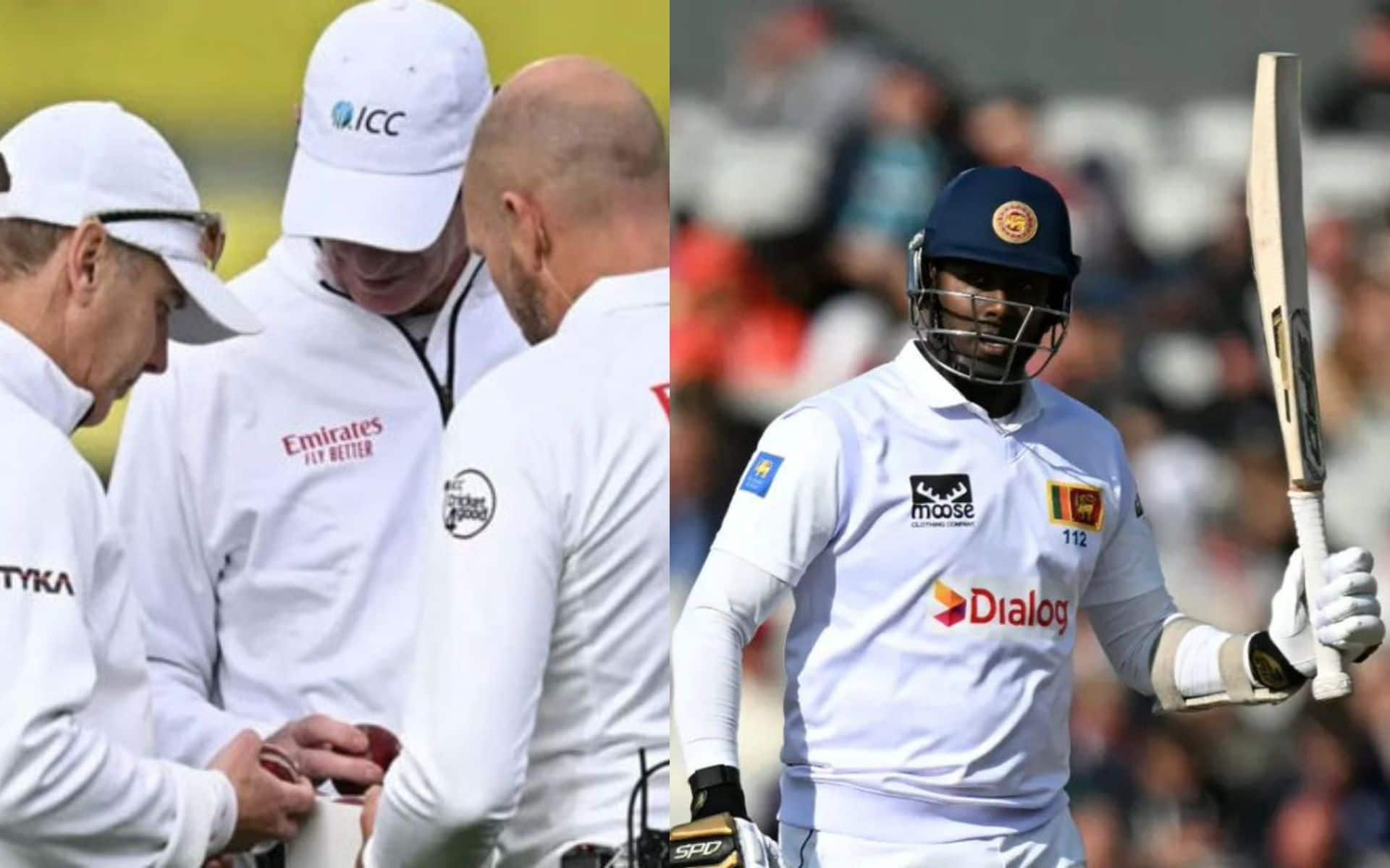 Angelo Mathews Accuses England And Umpires For Wrong Ball-Change In ENG Vs SL 1st Test Match