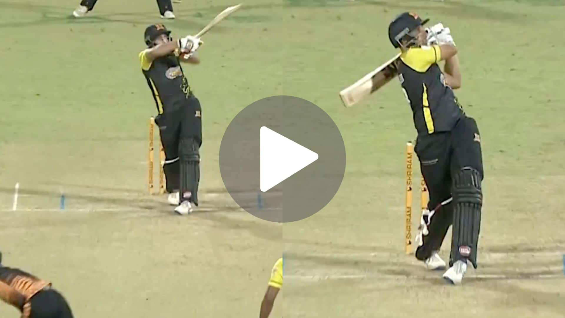 [Watch] Gill's IPL Teammate Plays A Rohit Sharma-Like Pull For A Huge Six In Maharaja Trophy