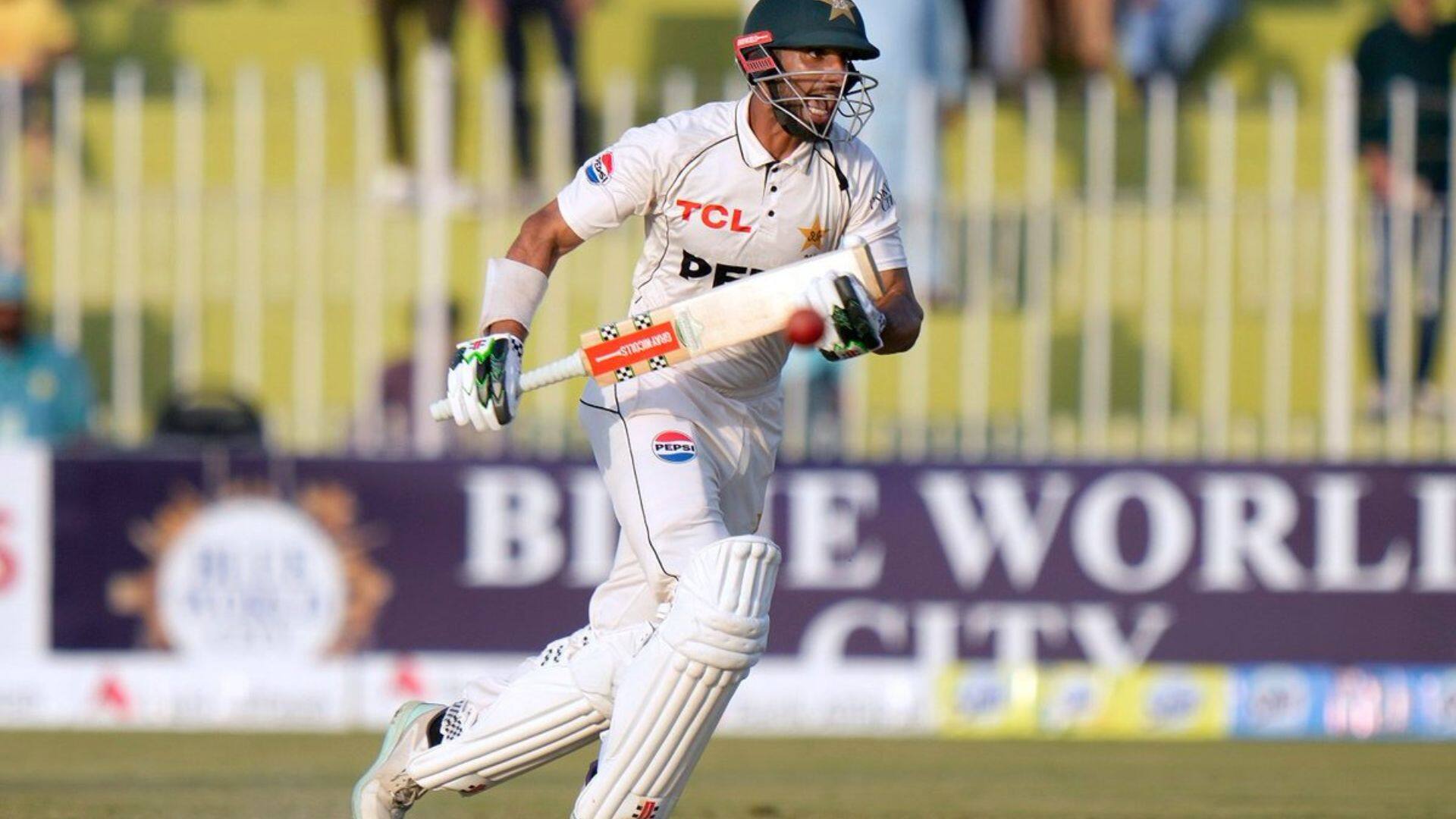 Shan Masood was dismissed for 14 runs [X]