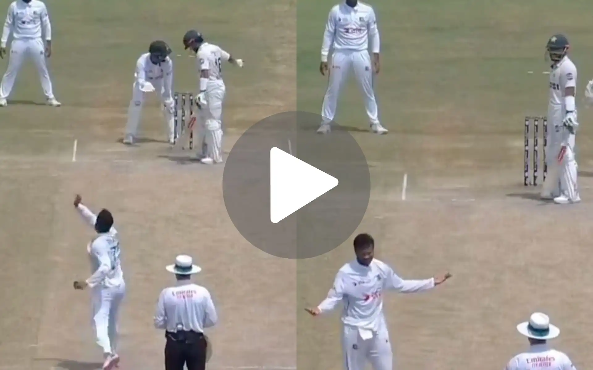 [Watch] Shakib Al Hasan Almost Hits Rizwan's Face With Ball; Receives Umpire's Warning