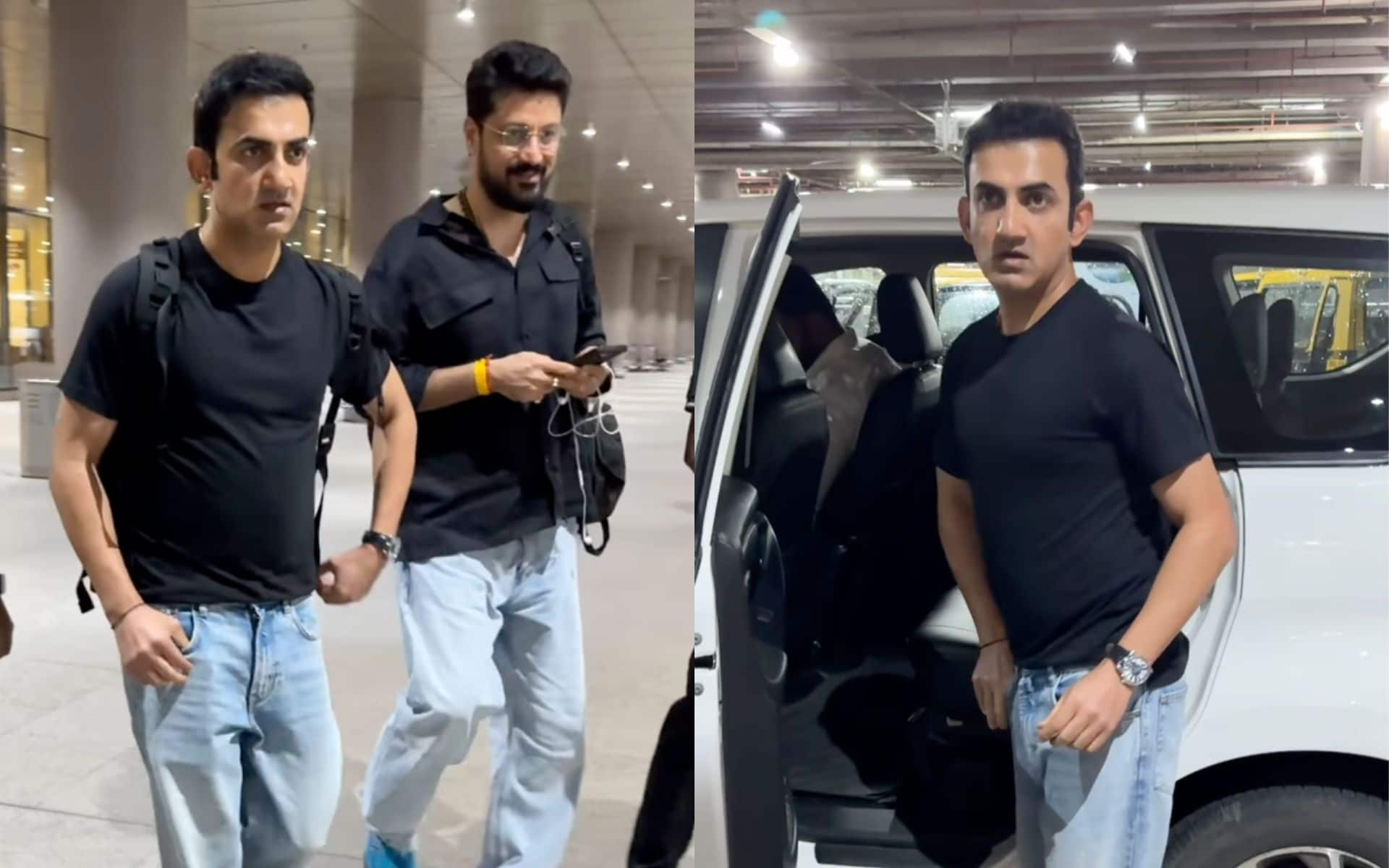 Gautam Gambhir spotted at the airport (x)