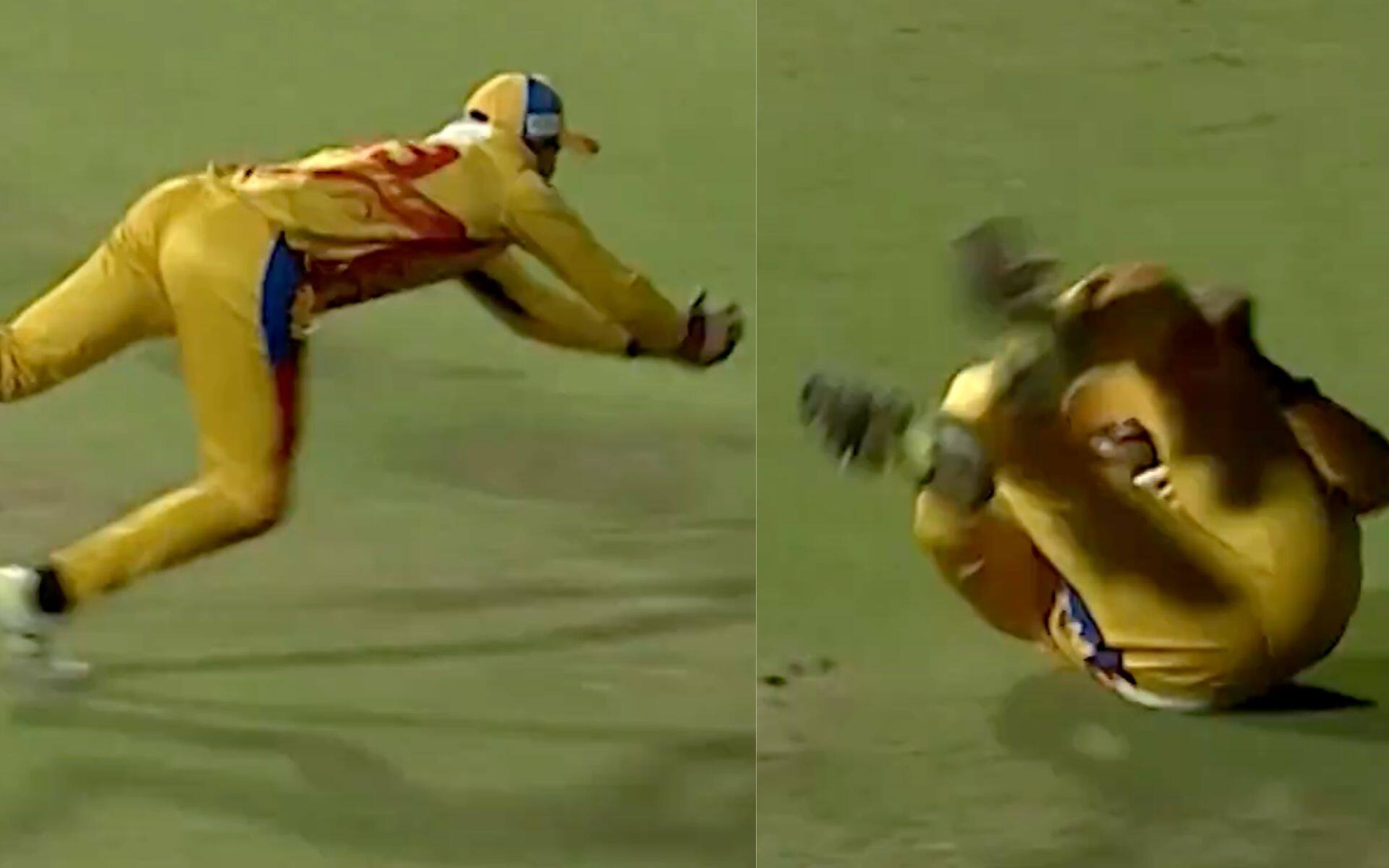 Macneil Noronha's catch in Maharaja Trophy (X.com)