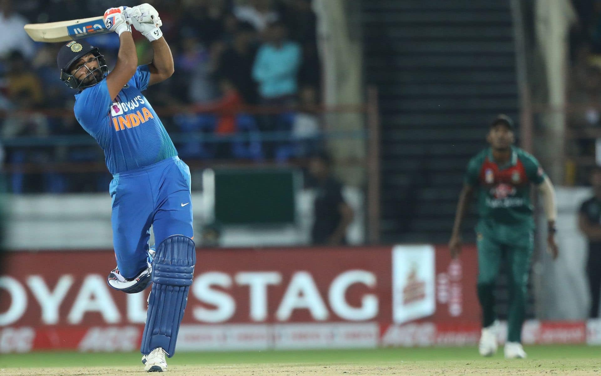 Indian captain Rohit Sharma in action (BCCI)