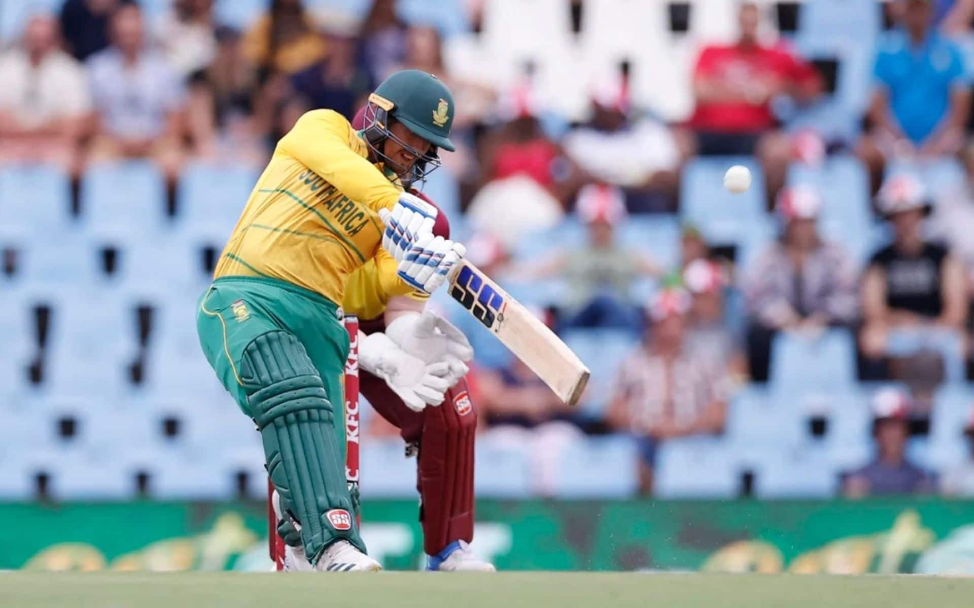 Quinton de Kock in action against WI in 2023 (x.com)