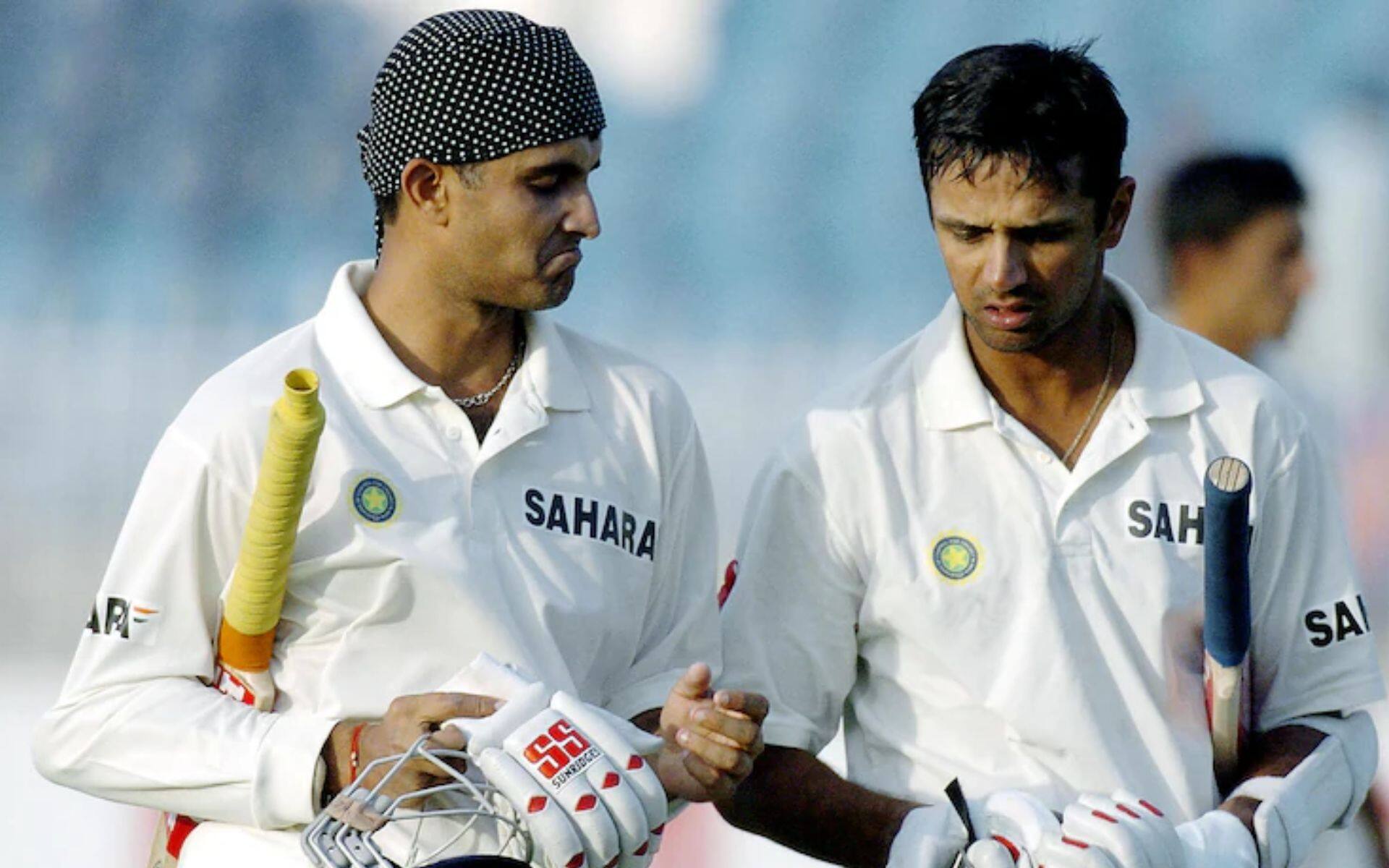 Sourav Ganguly and Rahul Dravid (x)