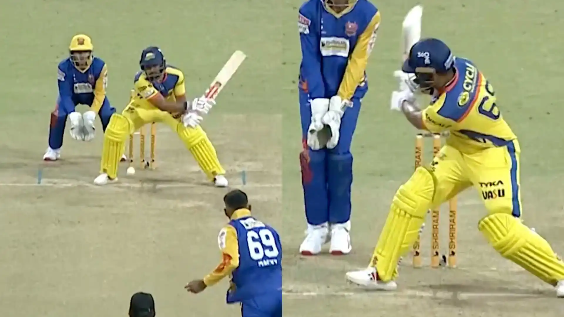 Karun Nair's phenomenal shot [X]