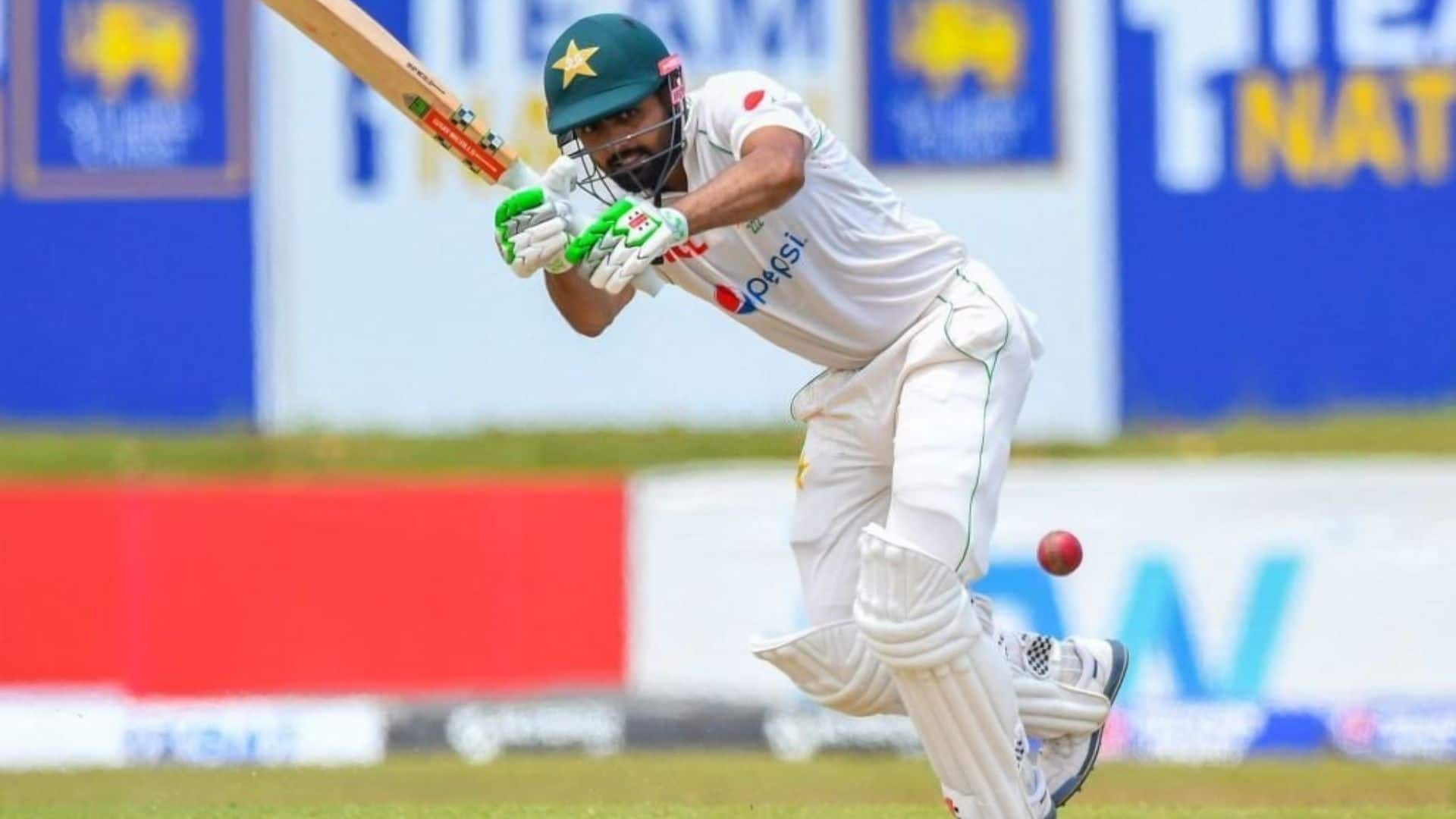 Babar Azam is suffering from poor form in Tests [X]