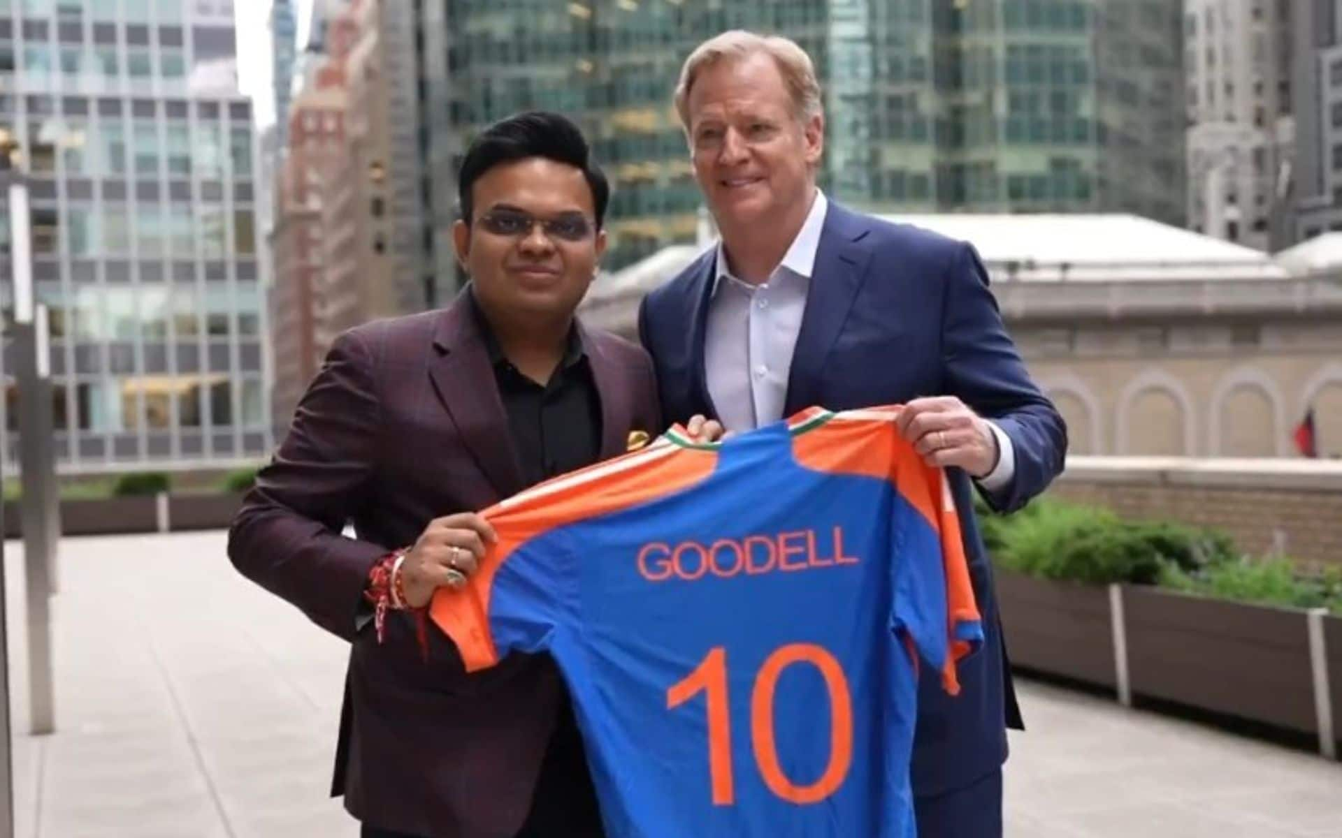 Jay Shah visiting NFL Headquarters [x.com]