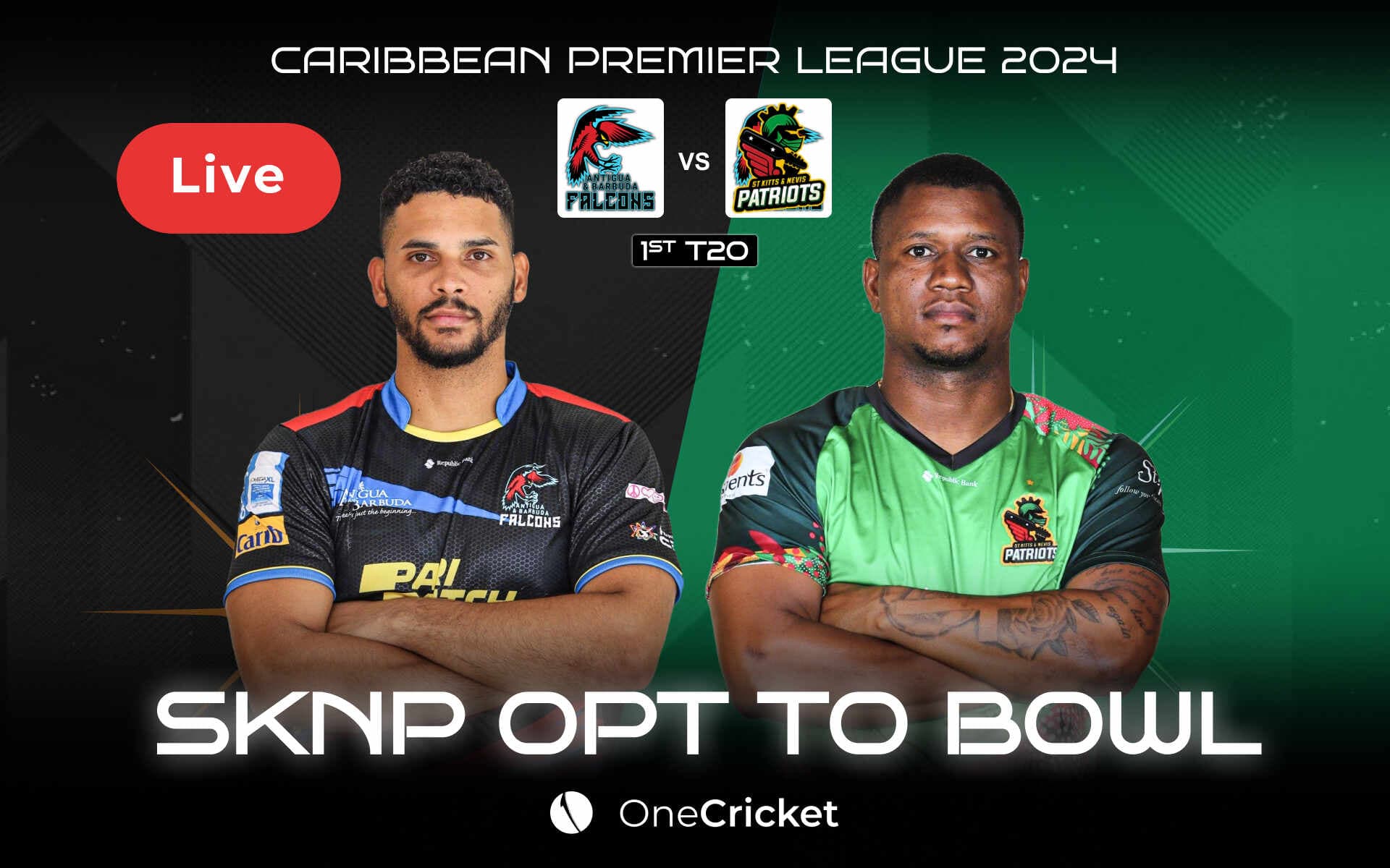 CPL 2024, ABF vs SKNP, Match 1 Live Score: Match Updates, Highlights and Live Streaming