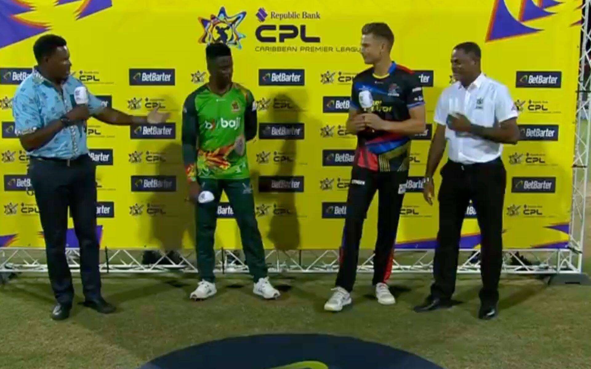 St. Kitts and Nevis Patriots have won the toss (X)