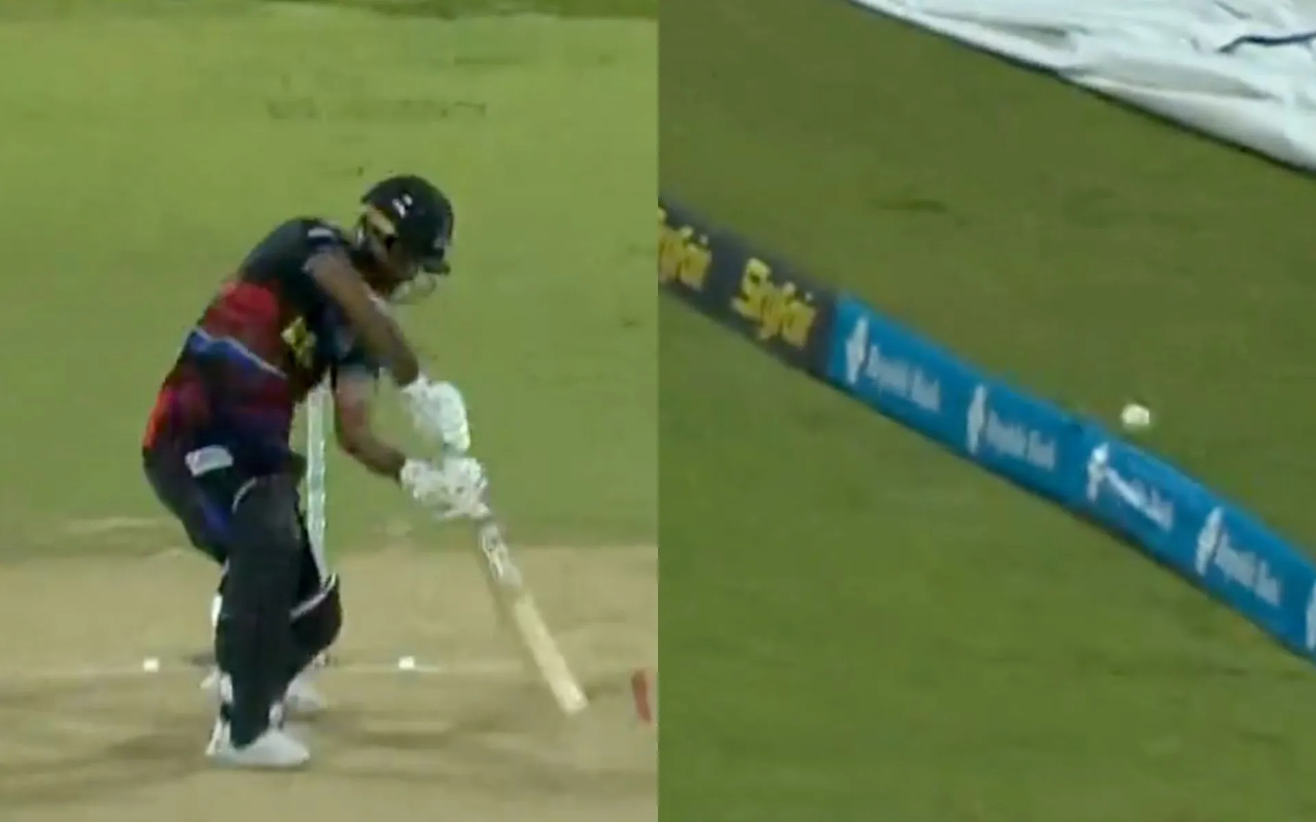 Fakhar Zaman hit a beautiful drive in the CPL 2024 opener [X]