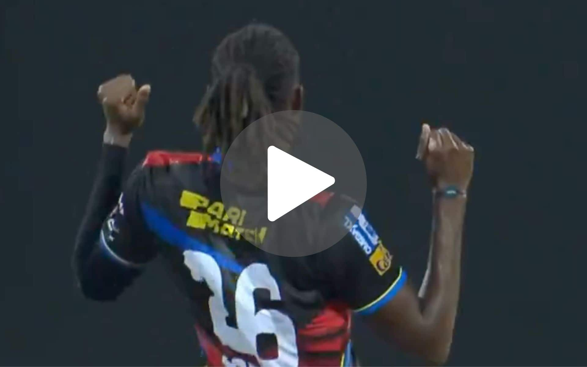 [Watch] Shamar Springer's Unique Chest Roll Celebration In CPL 2024