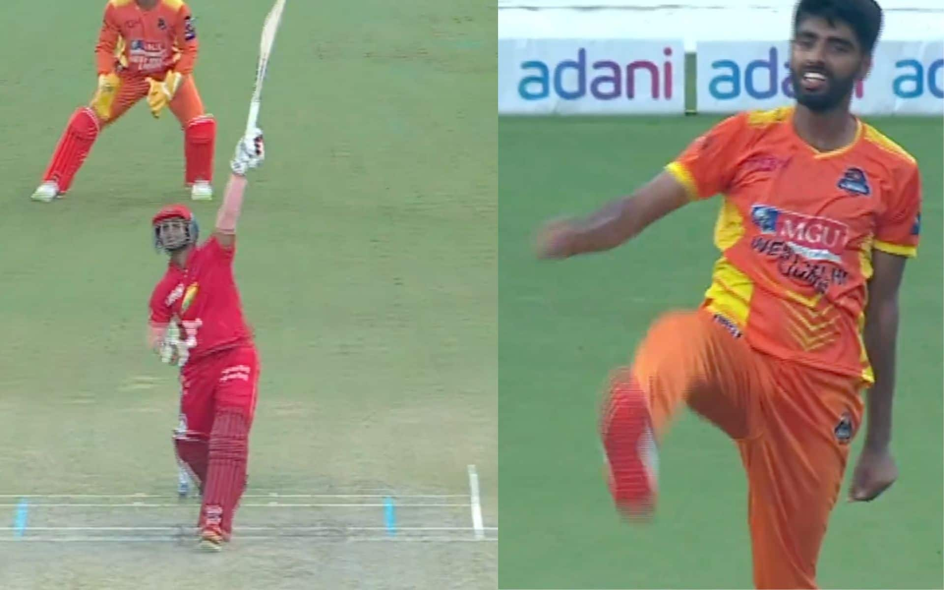 Ayush Badoni loses his wicket against the run of play (X.com)