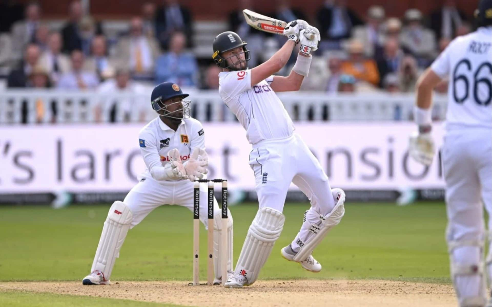 Gus Atkinson in action against Sri Lanka in August 2024 (x.com)