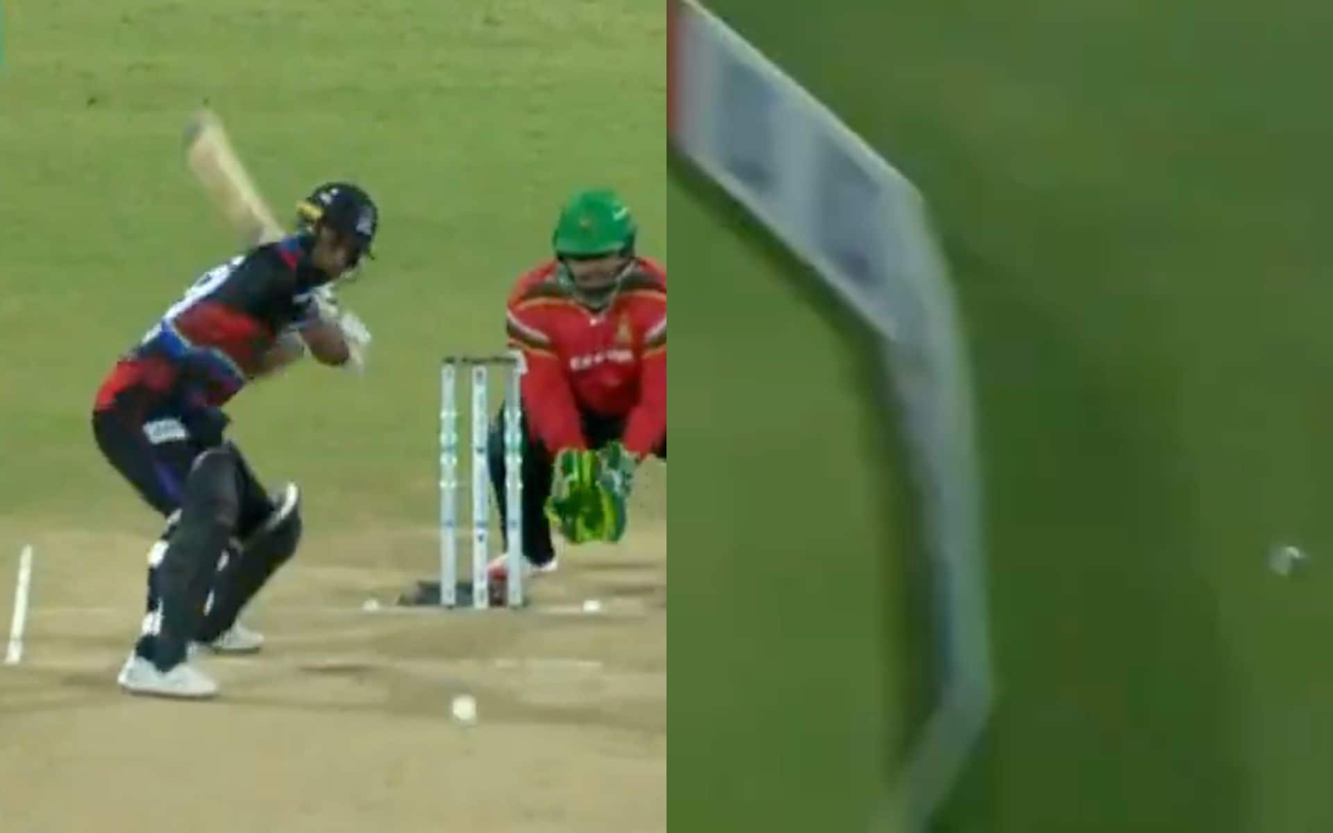 Fakhar Zaman hit a massive six against Imran Tahir in CPL 2024 [X]