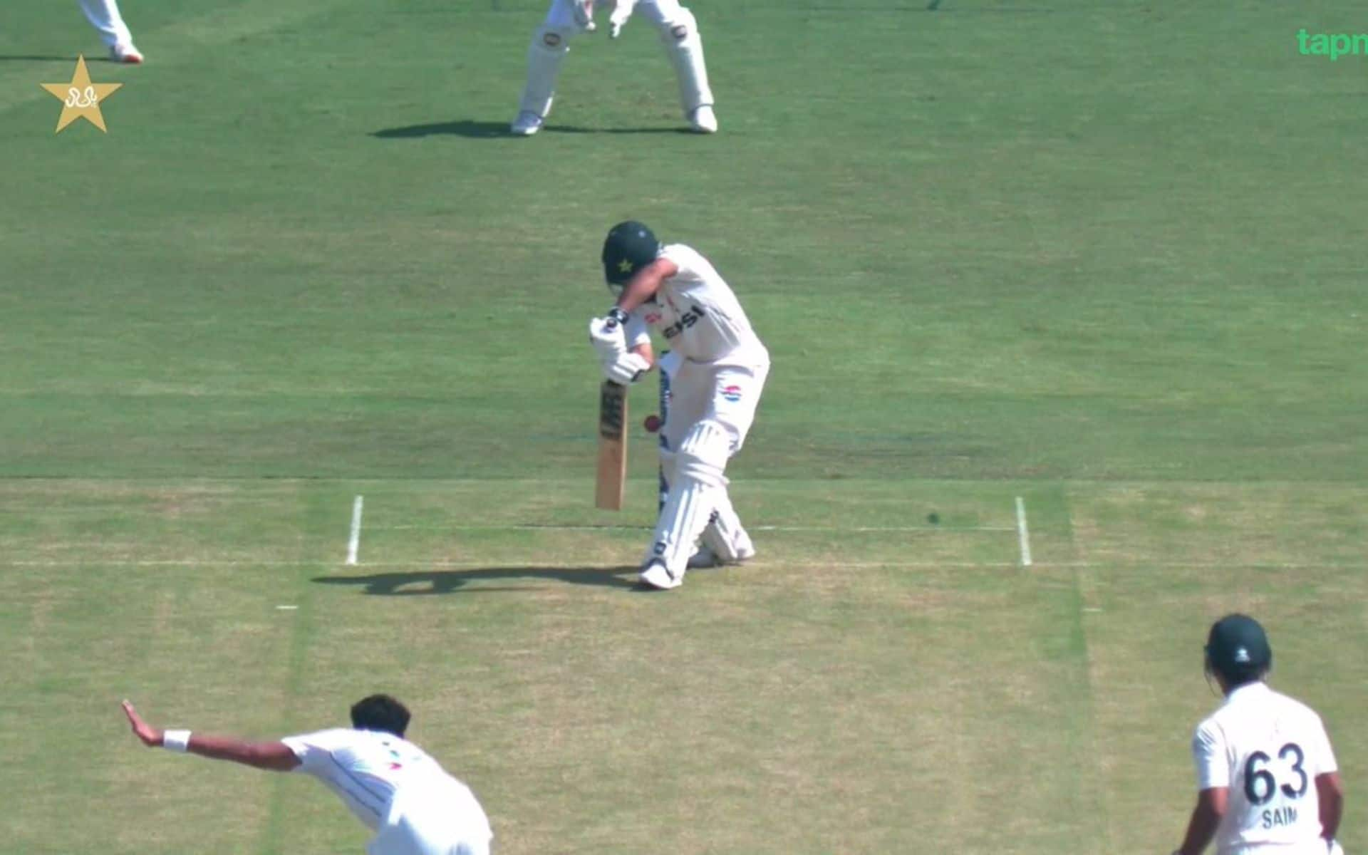 Abdullah Shafique's Wicket - (X.com)