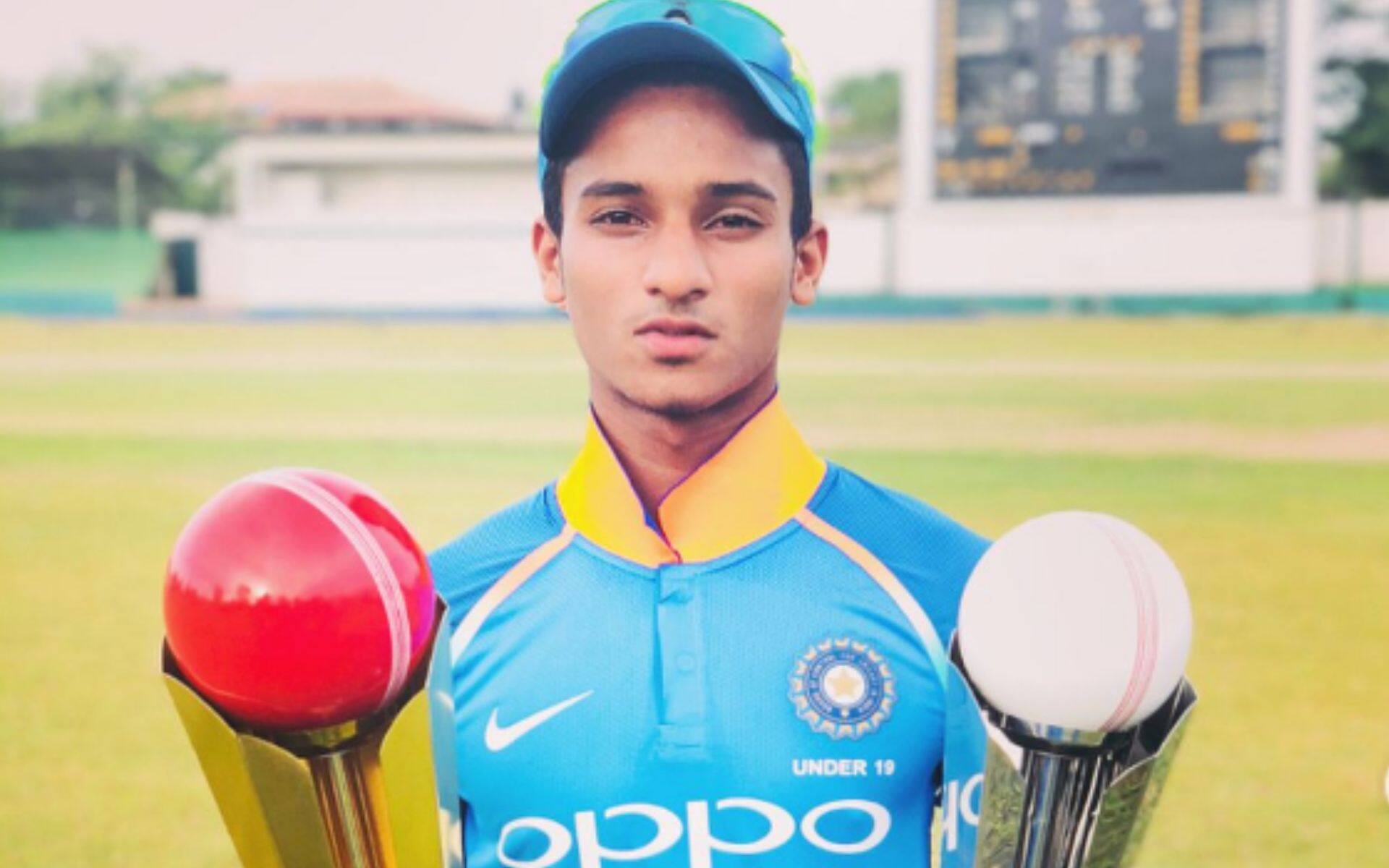 Ayush Badoni during his Under-19 days (X)