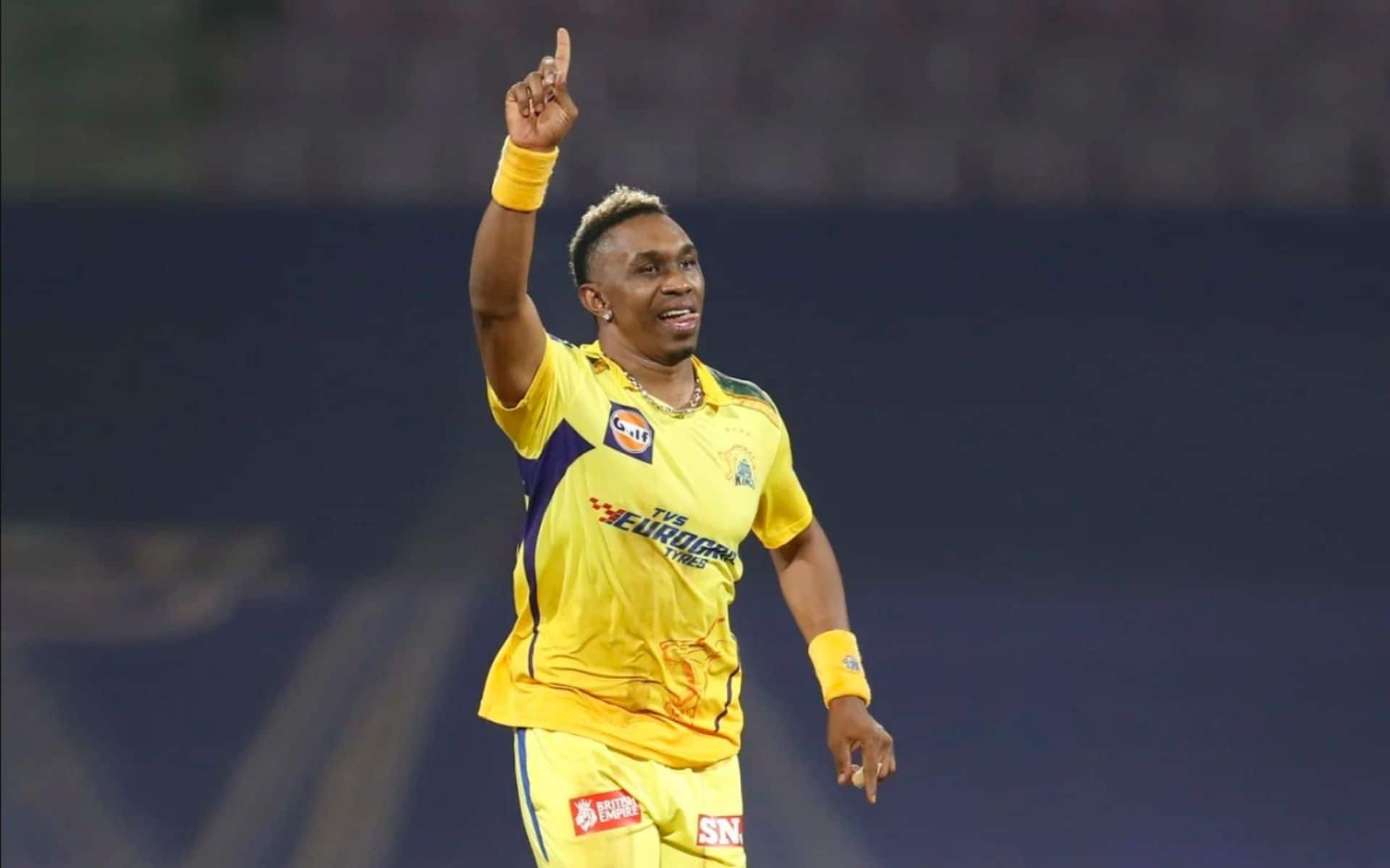 Dwayne Bravo in action for CSK (BCCI)