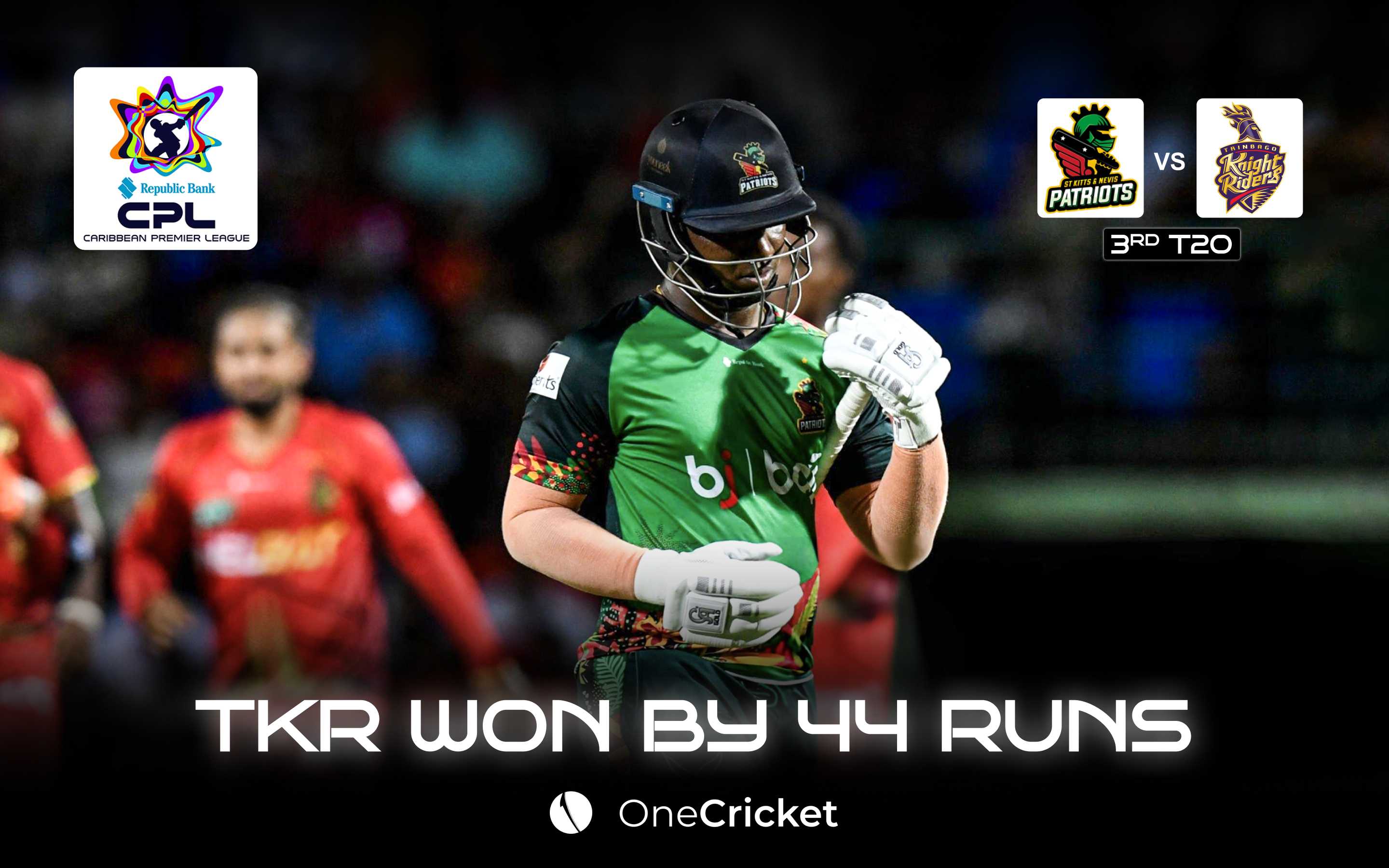 SKNP vs TKR Live Score