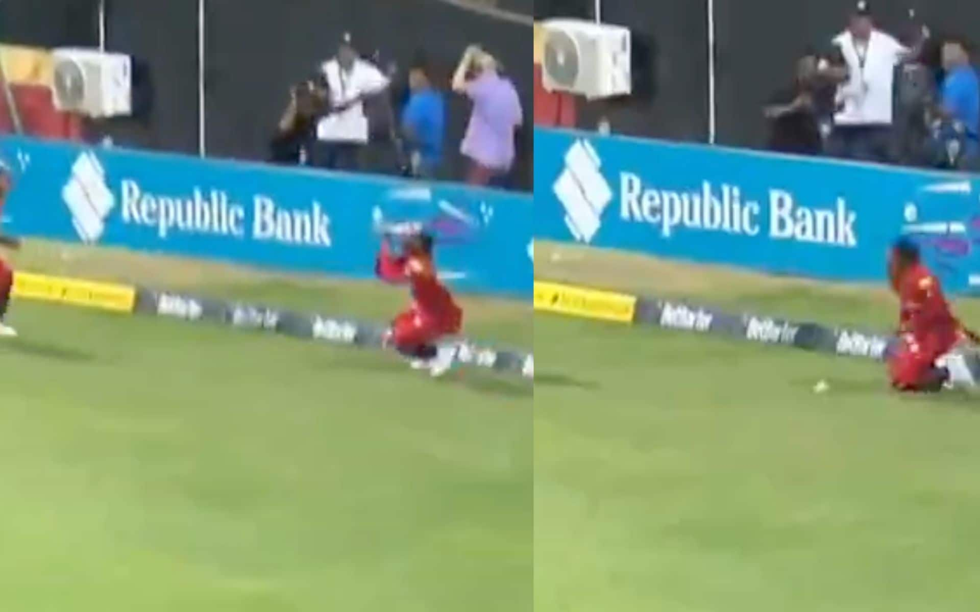 Keacy Carty dropped an easy catch during the third match of the CPL 2024 [X]