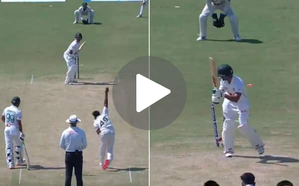 [Watch] Khurram Shahzad's Vicious In-Swinger Destroys Shadman Islam's Stumps