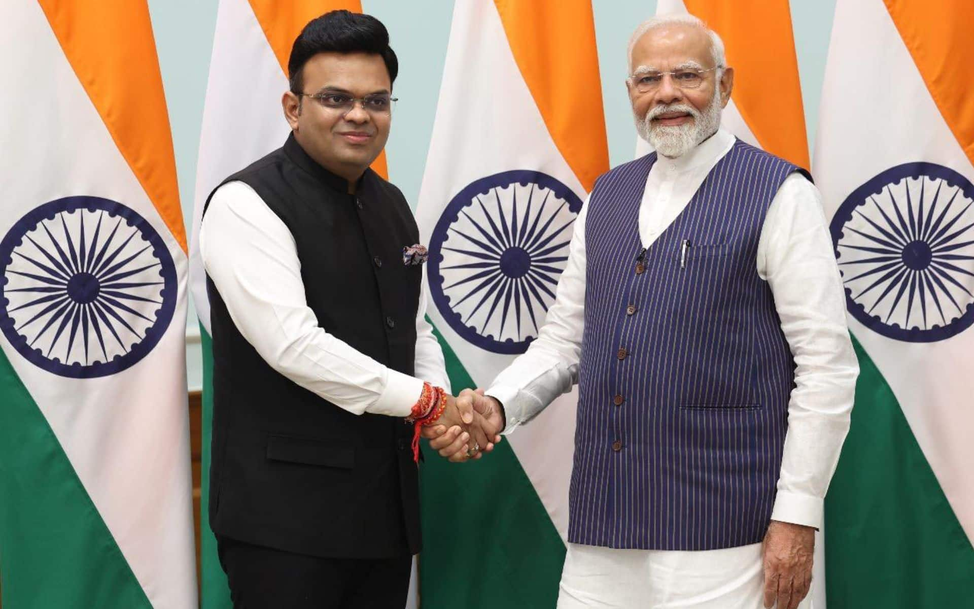 Jay Shah and Narendra Modi- (X.com)