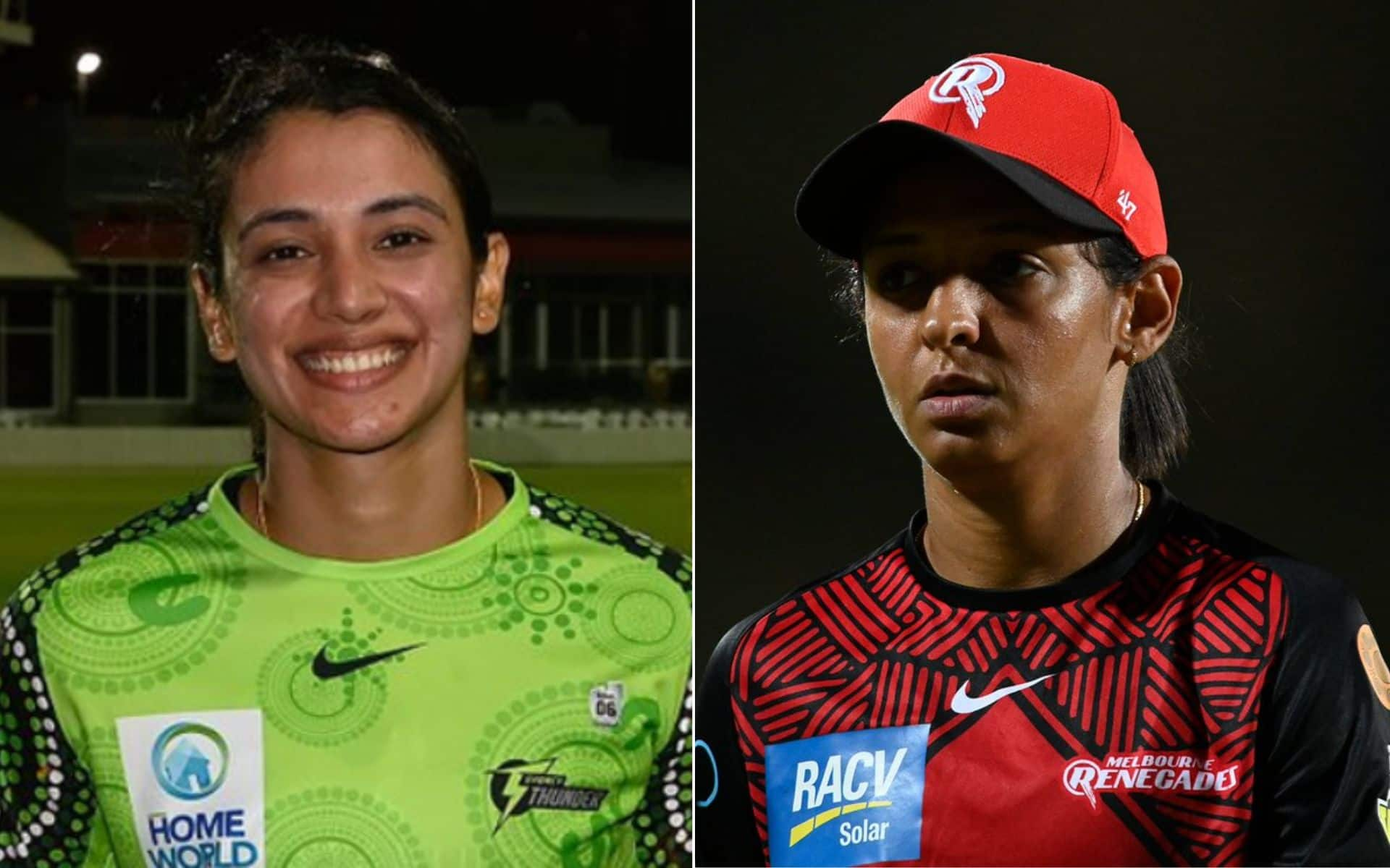 WBBL ड्राफ्ट में हरमनप्रीत कौर की अनदेखी, स्मृति मंधाना को चुना गया (X)