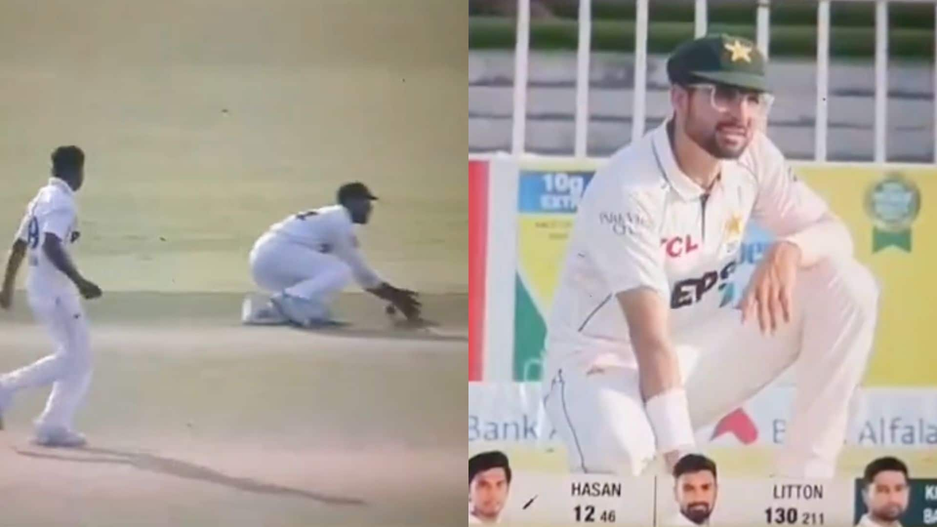 Abrar Ahmed disappointed by Masood's drop catch [X]