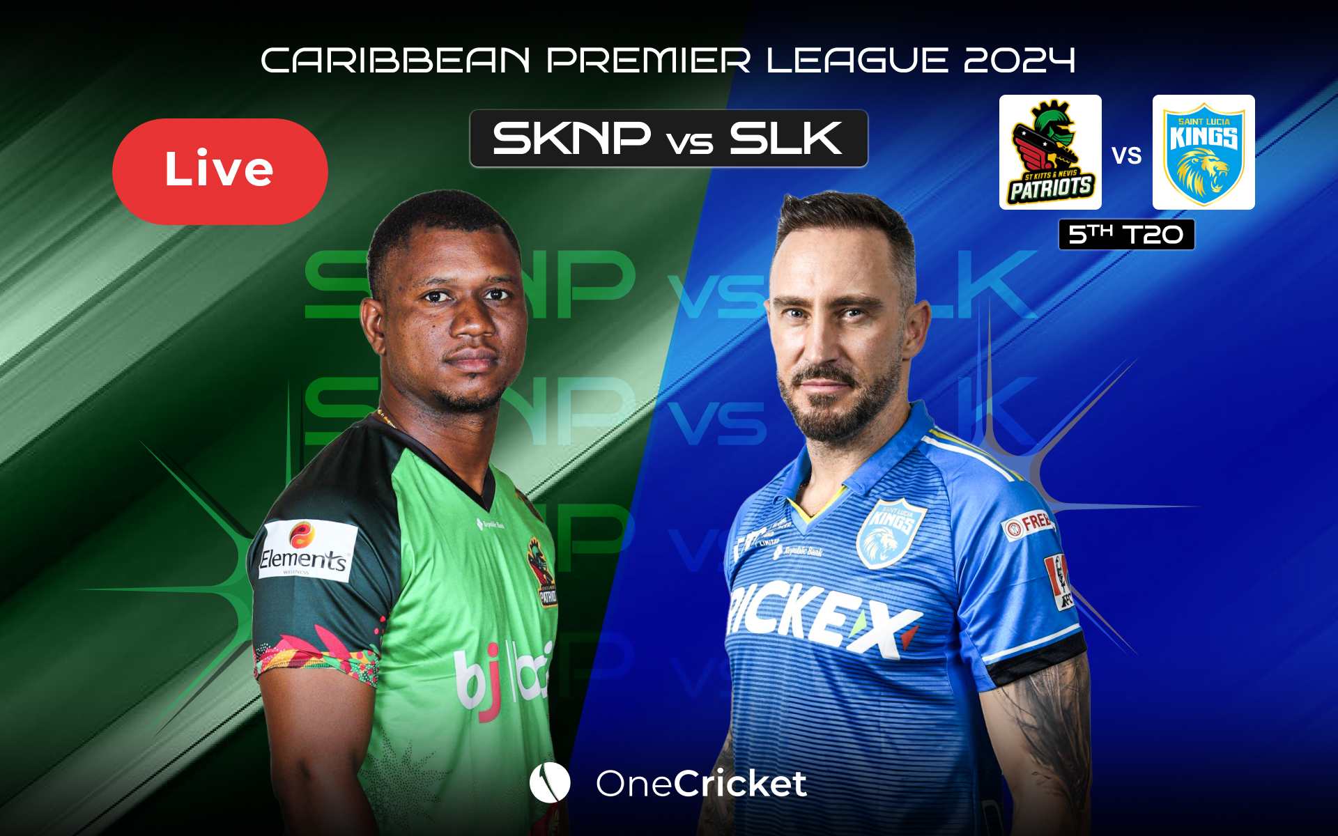 CPL 2024, SKNP vs SLK, Match 5 Live Score Will St Lucia Kings Start