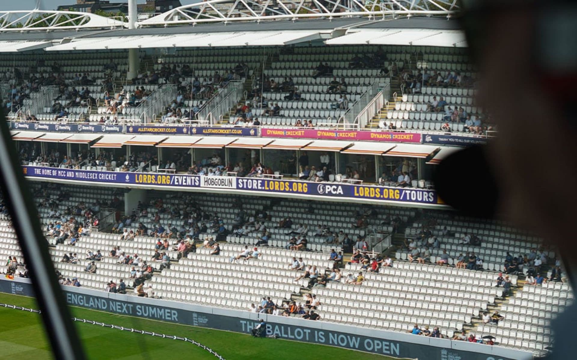 Empty Lord's Stadium- (X.com)