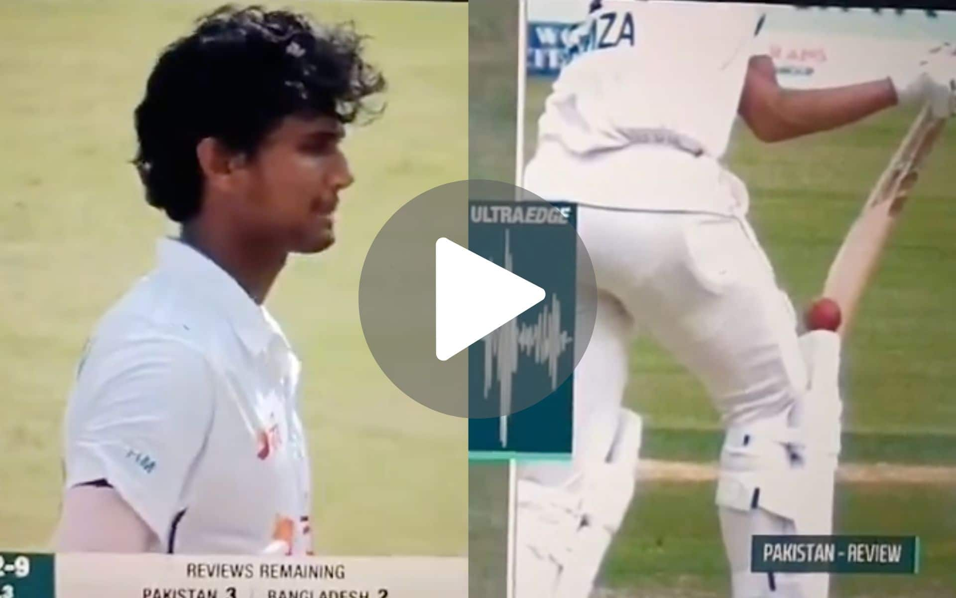 [Watch] Pakistan's Desperate DRS Doesn't Help As Hasan Mahmud Claims Historic 5-Wicket Haul