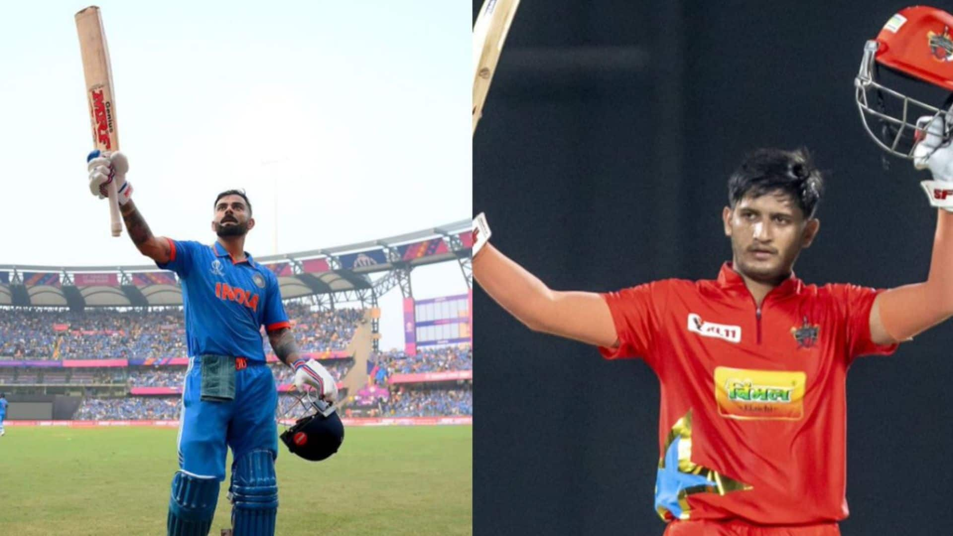 Priyansh Arya wants to play alongside Kohli in RCB [X]