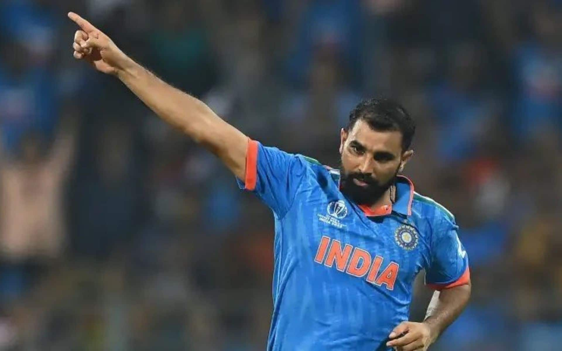 Mohammed Shami during ODI World Cup 2023 (X)