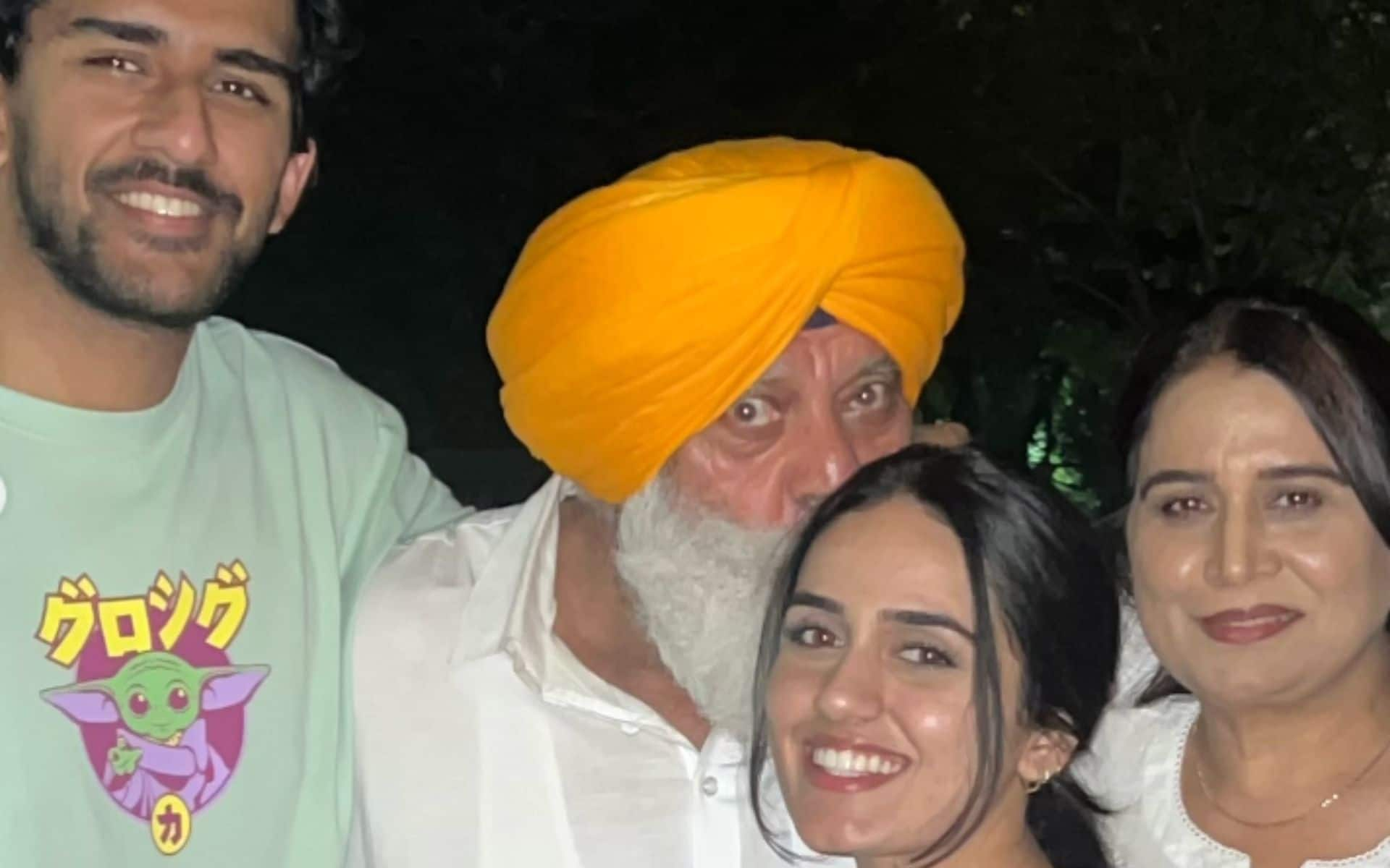 Yograj Singh with his second wife and their children (Instagram)