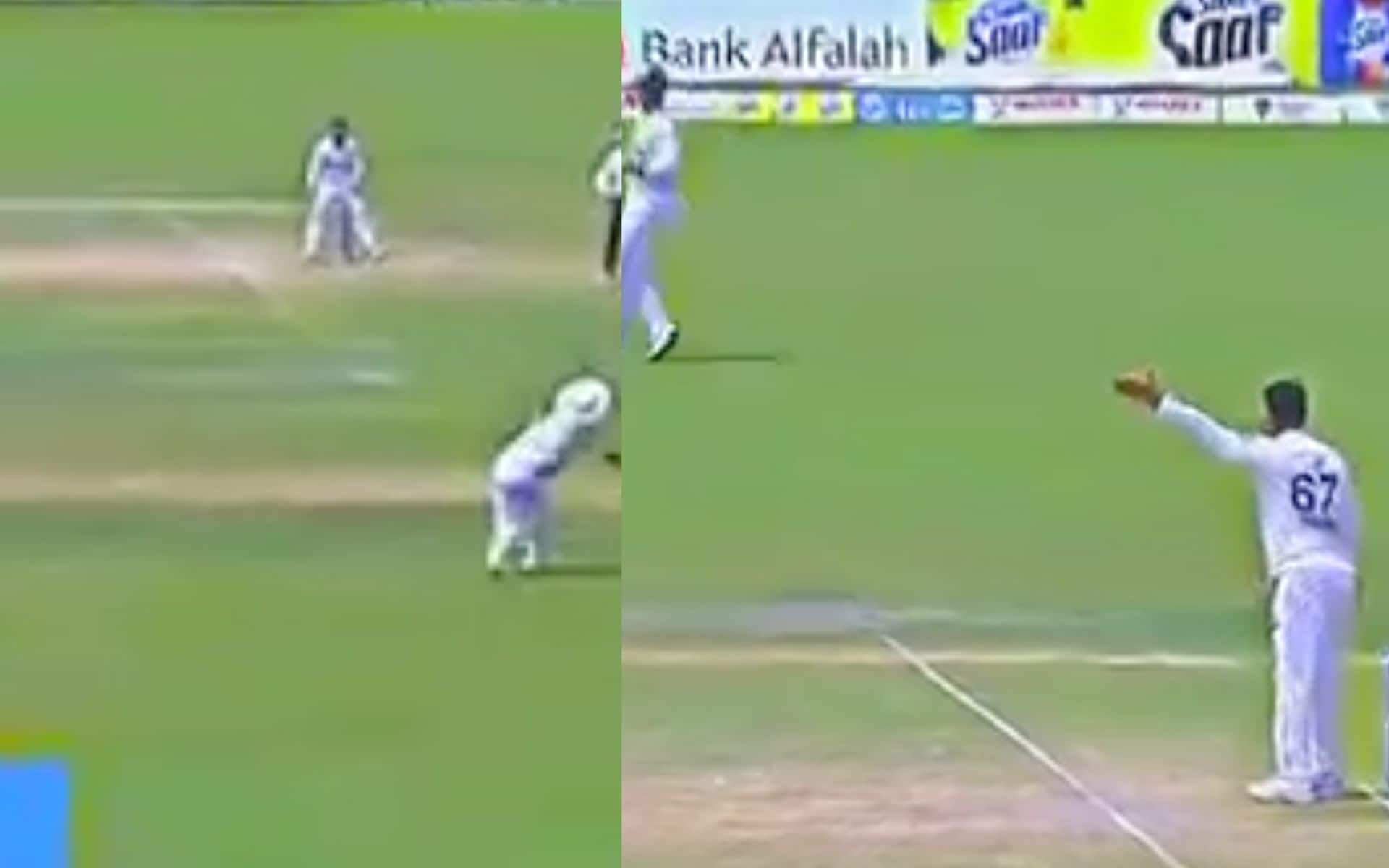 Agha Salman frustrated by Pakistan's hilarious fielding effort [X]