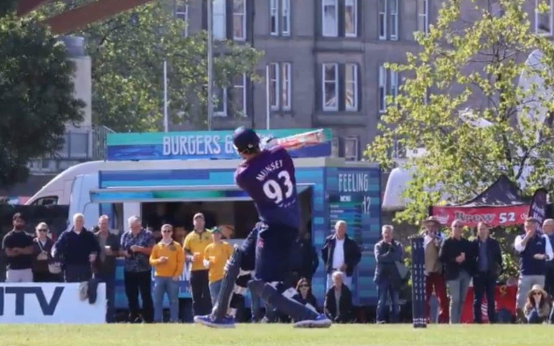 George Munsey in action against Australia in first T20I (x.com)