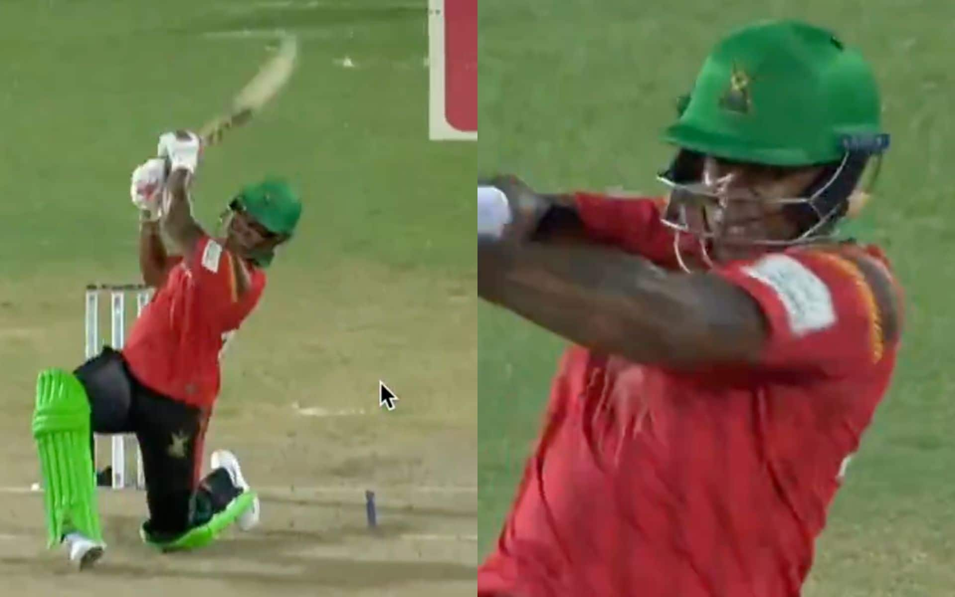 Shimron Hetmyer hit two huge sixes to Anrich Nortje in CPL 2024 [X]