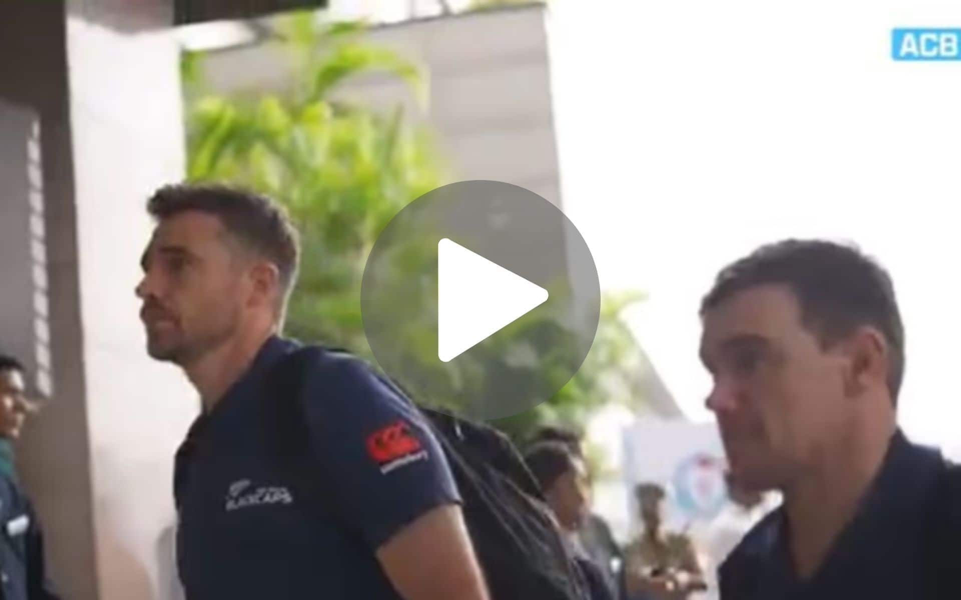 Tim Southee's New Zealand Arrive In Noida For One-Off Test Vs Afghanistan - Watch